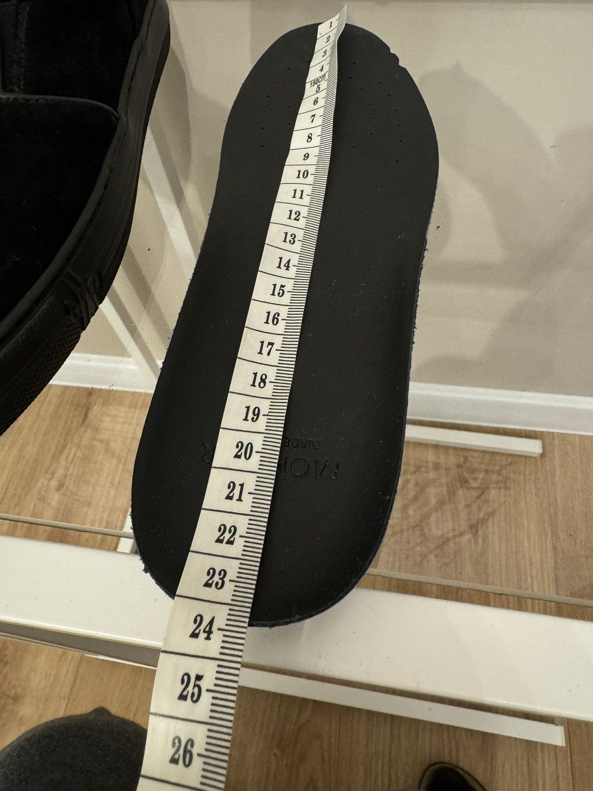 Designer × Moncler Moncler suede leather slip on sneakers never worn shoes Size US 5 / IT 35 - 12 Thumbnail