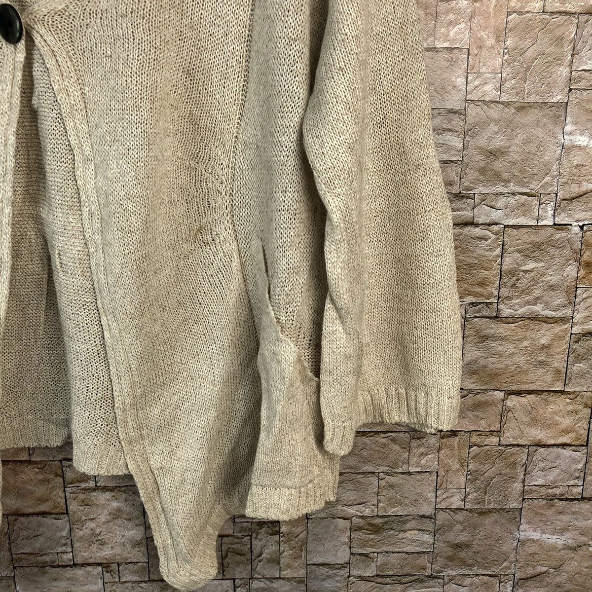 Homespun Knitwear × Japanese Brand Quttammagine Brown vintage Cardigan Knitwear #A1228 Size M / US 6-8 / IT 42-44 - 7 Thumbnail