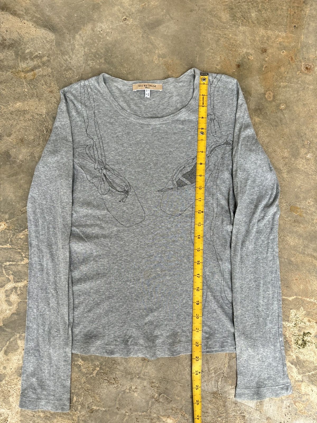 Designer × Japanese Brand × See by Chloe See by Chiloe Paris Longsleeve Size M / US 6-8 / IT 42-44 - 10 Thumbnail
