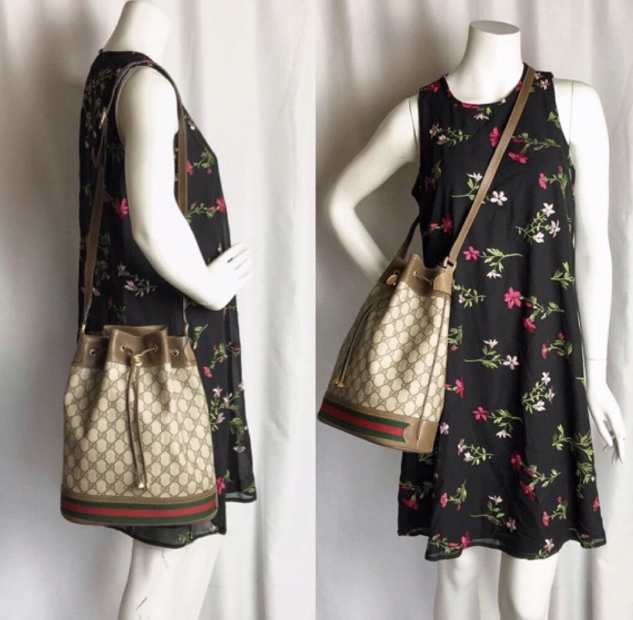 Gucci Authentic Gucci Vintage Ophidia Bucket Large Size ONE SIZE - 20 Thumbnail