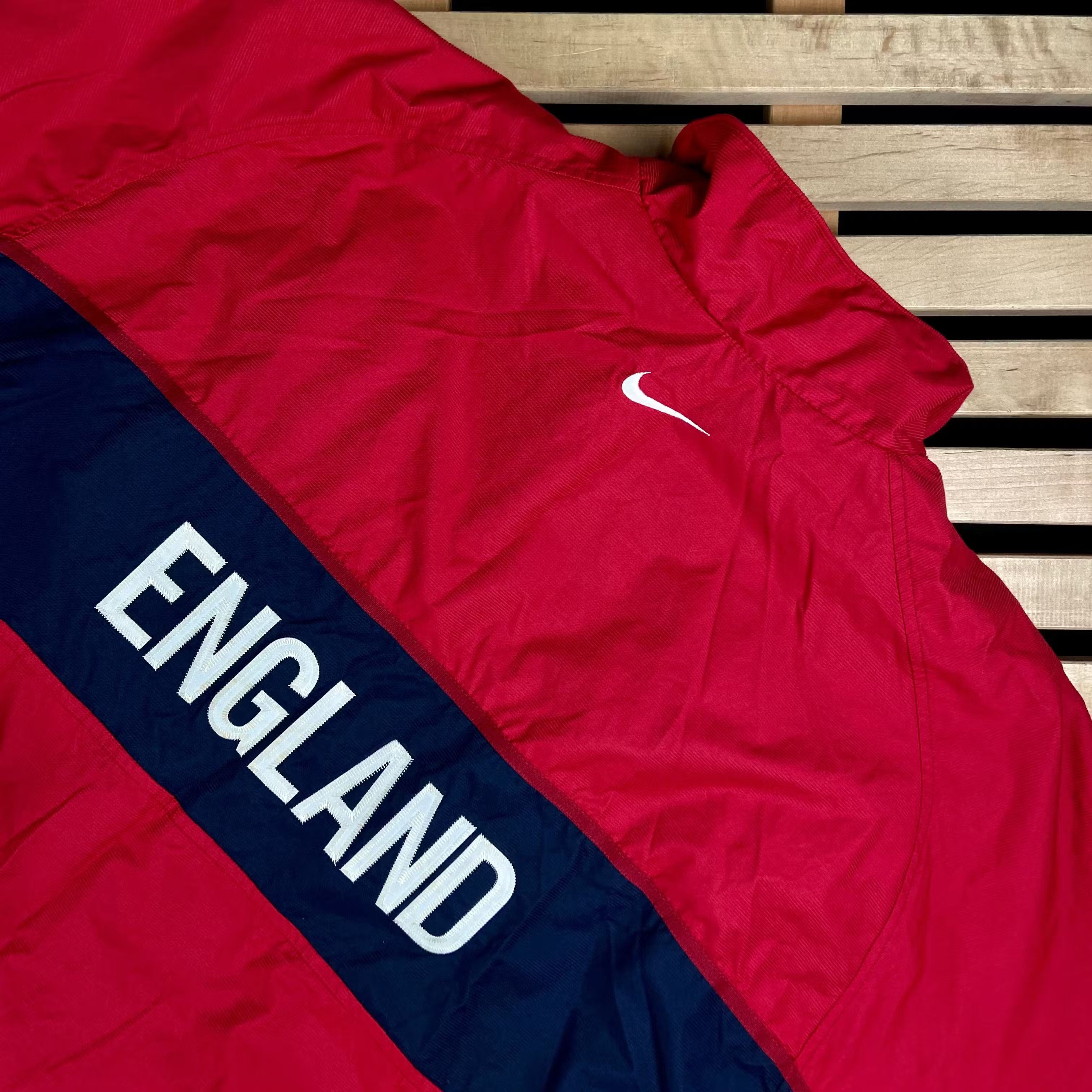 Nike × Vintage Mens Bomber Jacket Nike Team England Vintage Size XL Size US XL / EU 56 / 4 - 8 Thumbnail