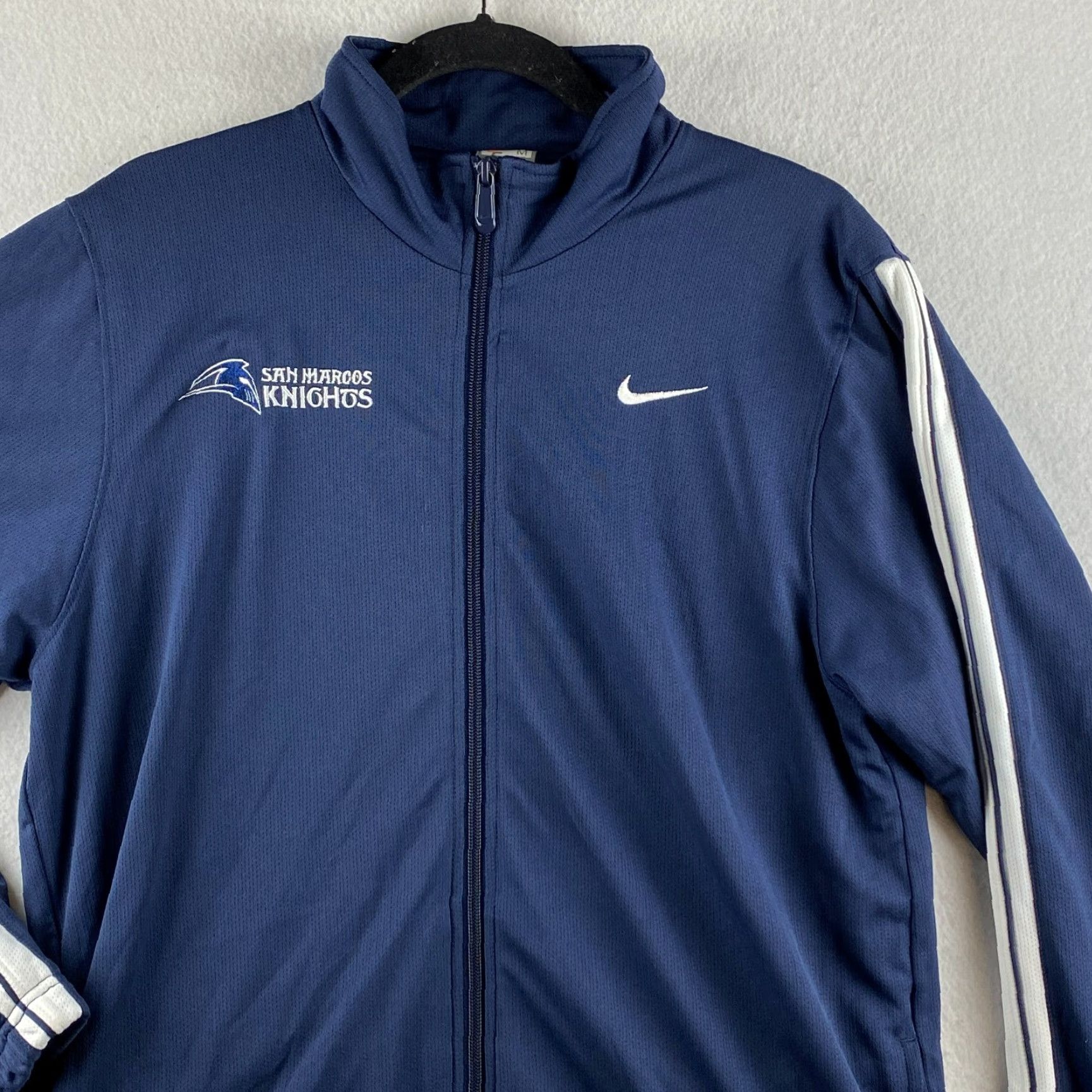 Nike Nike Track Jacket Mens M Blue Full Zip Long Sleeve San Marcos Knights Size US M / EU 48-50 / 2 - 2 Thumbnail