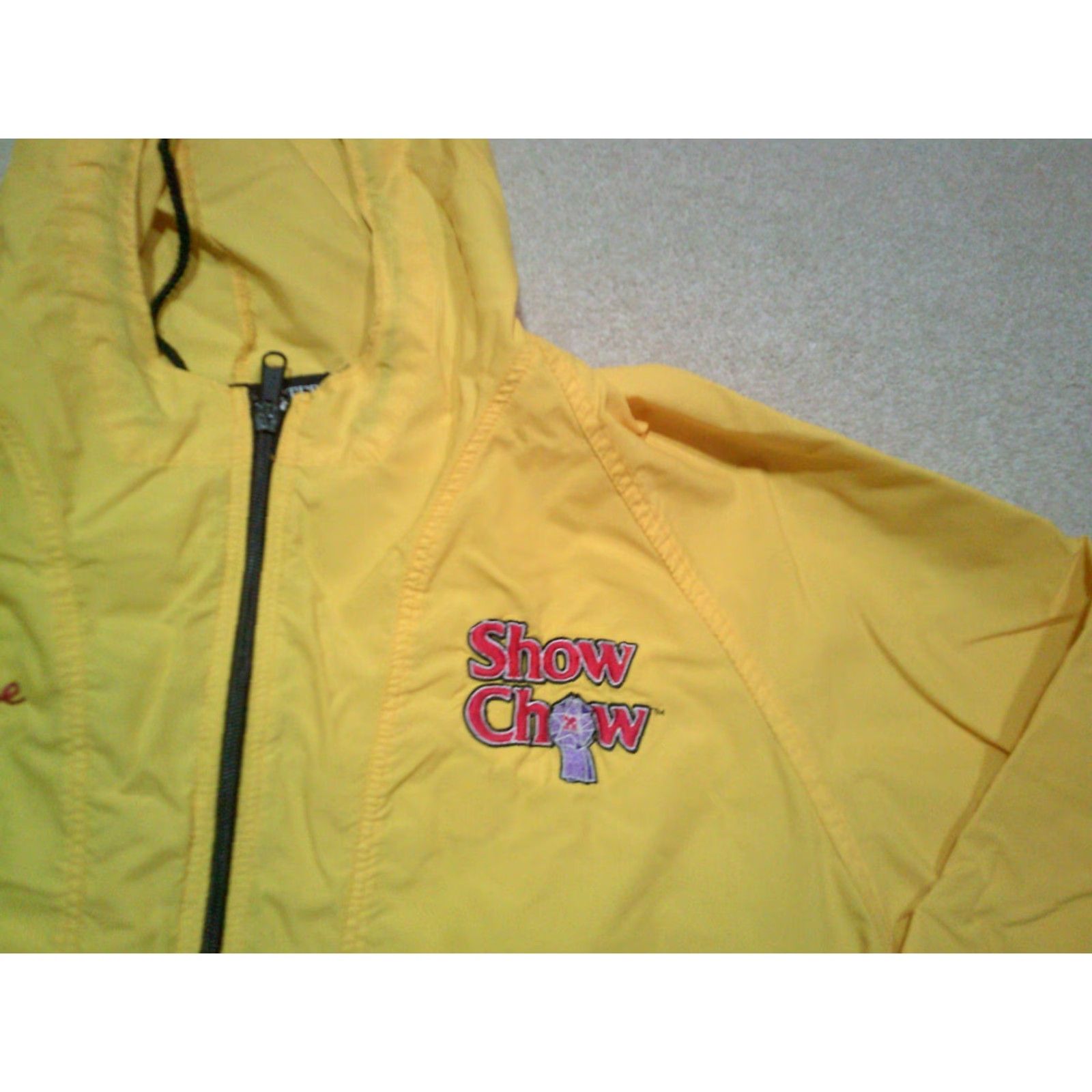 Vintage VINTAGE Sportsmaster Jacket 90s Dog Show Medium Yellow Women M Casual Solid Long Sleeve Cotton Light Weight | Mens Womens? Size M / US 6-8 / IT 42-44 - 3 Thumbnail