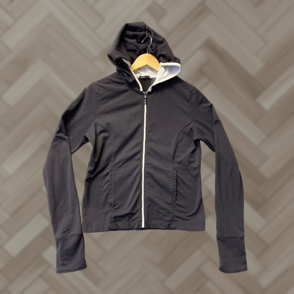 Champion Champion Elite Hoodie Women’s S Black Full Zip Hoodie with Pockets Activewear Jacket LS Size S / US 4 / IT 40 - 1 Thumbnail