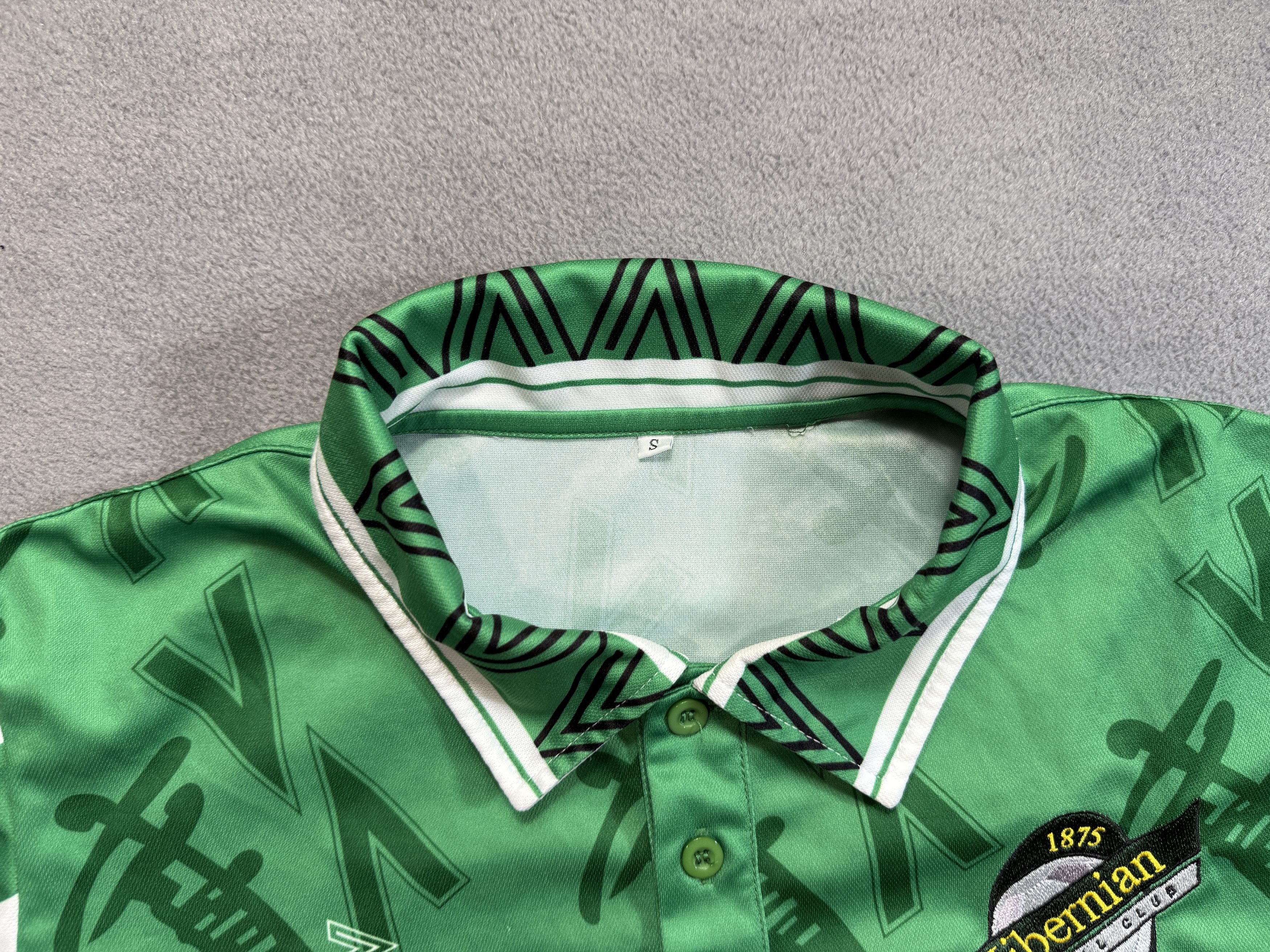 Vintage Mitre Hibernian Home jersey Green football shirt mens size S Size US S / EU 44-46 / 1 - 2 Thumbnail