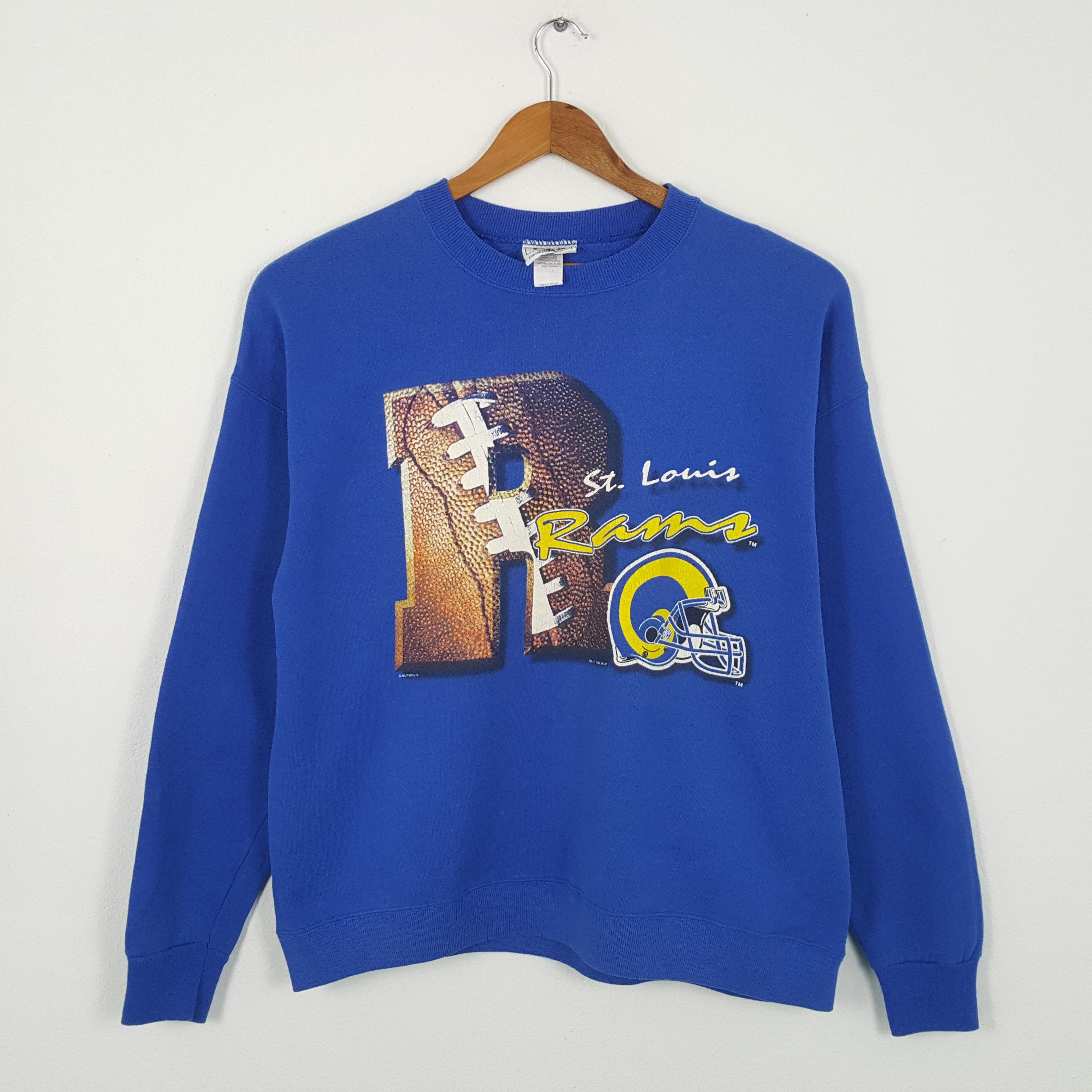 image of St. Louis Rams American Football Nfl Sweatshirts in Blue, Men's (Size XL)