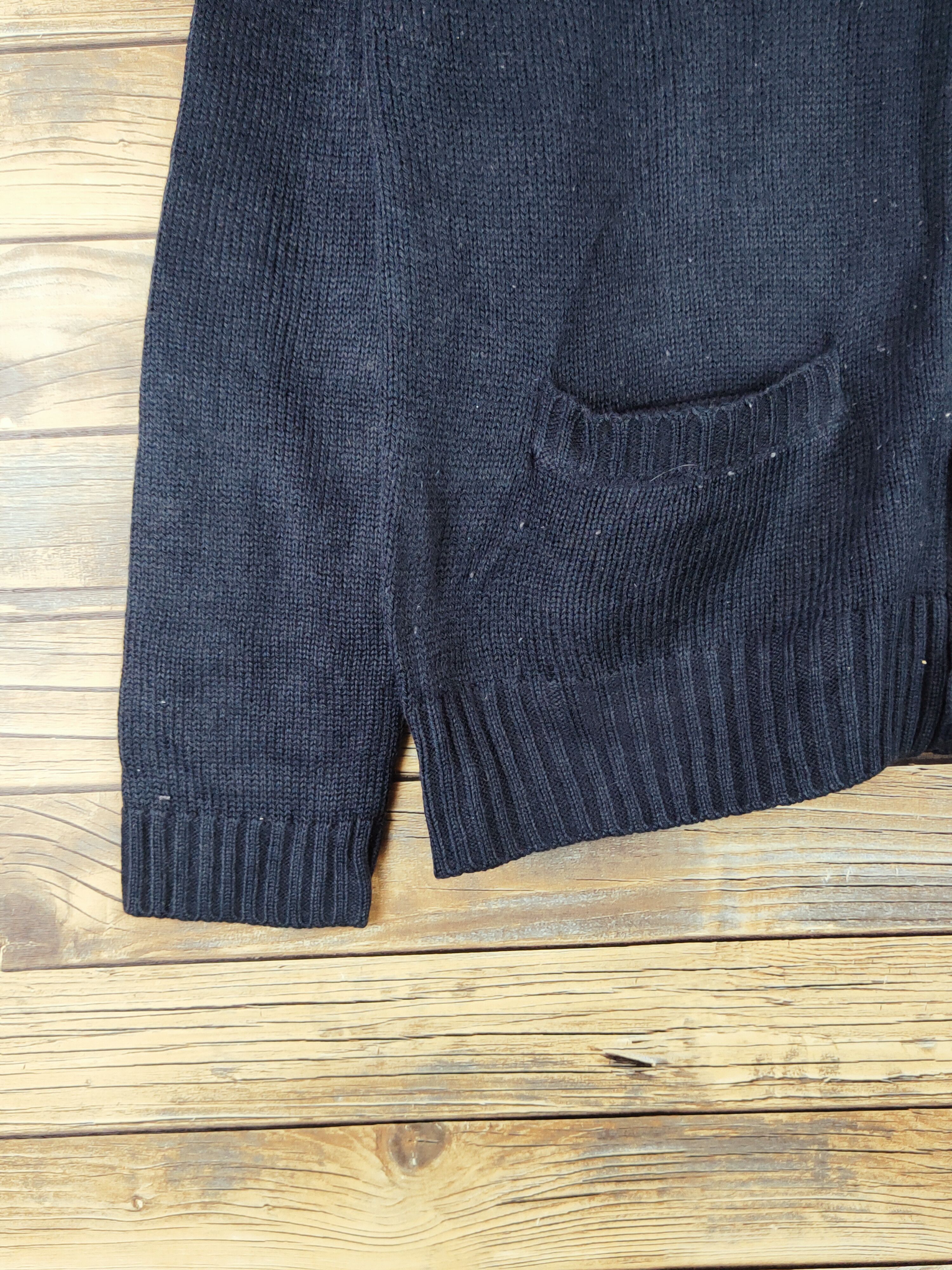 Homespun Knitwear × Japanese Brand Sorridere Navy Knitwear Cardigan #W983 Size US M / EU 48-50 / 2 - 4 Thumbnail