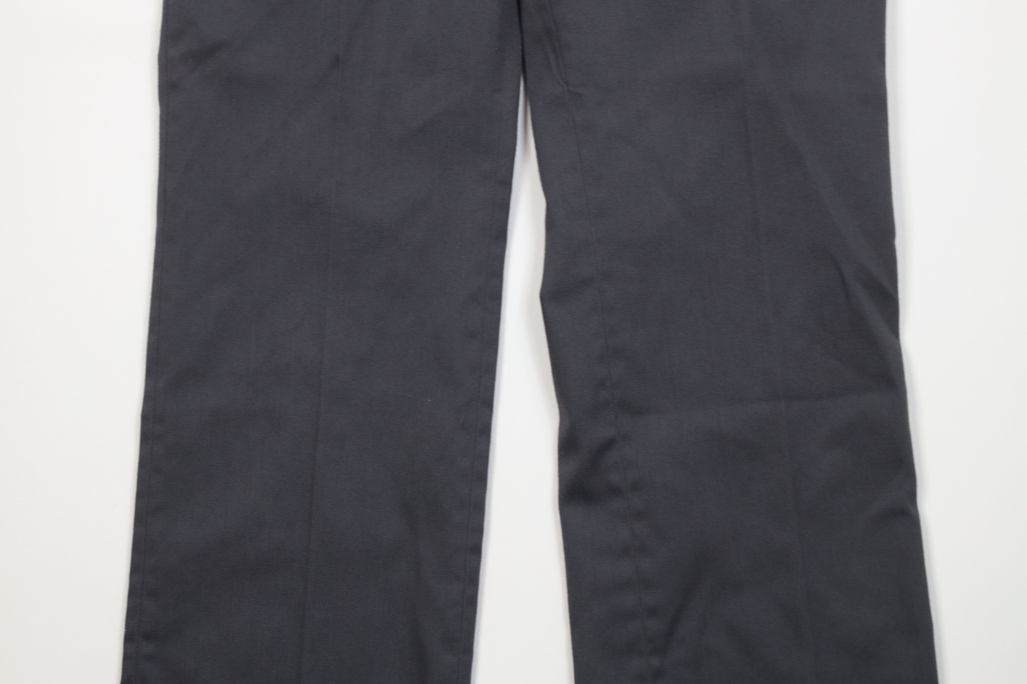 Vintage Vintage 70s Streetwear Twill Wide Leg Chino Pants Gray USA Size US 34 / EU 50 - 3 Thumbnail