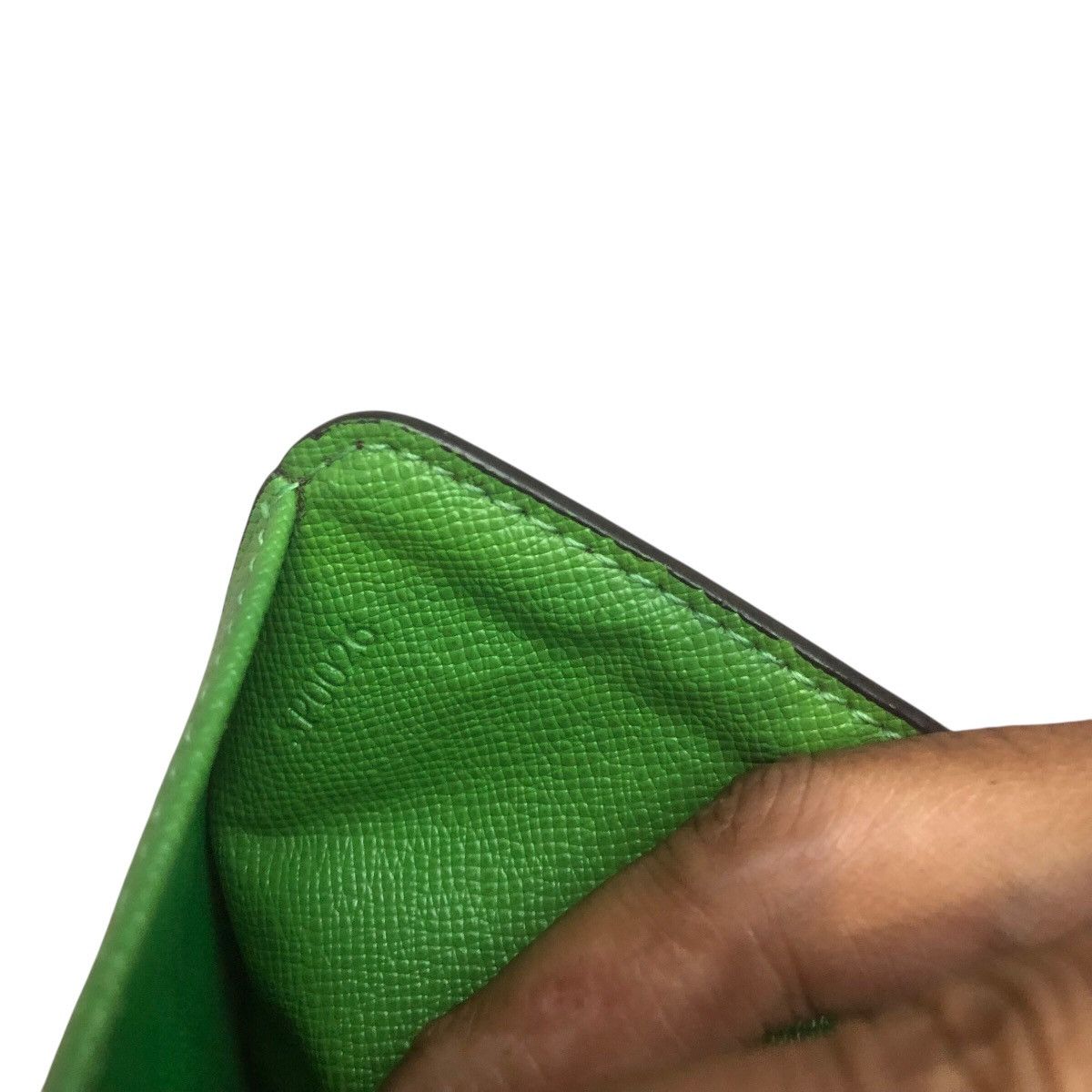 Louis Vuitton 🔥LOUIS VUITTON Monogram Perforated Zip Wallet Green M95218 Size ONE SIZE - 10 Thumbnail