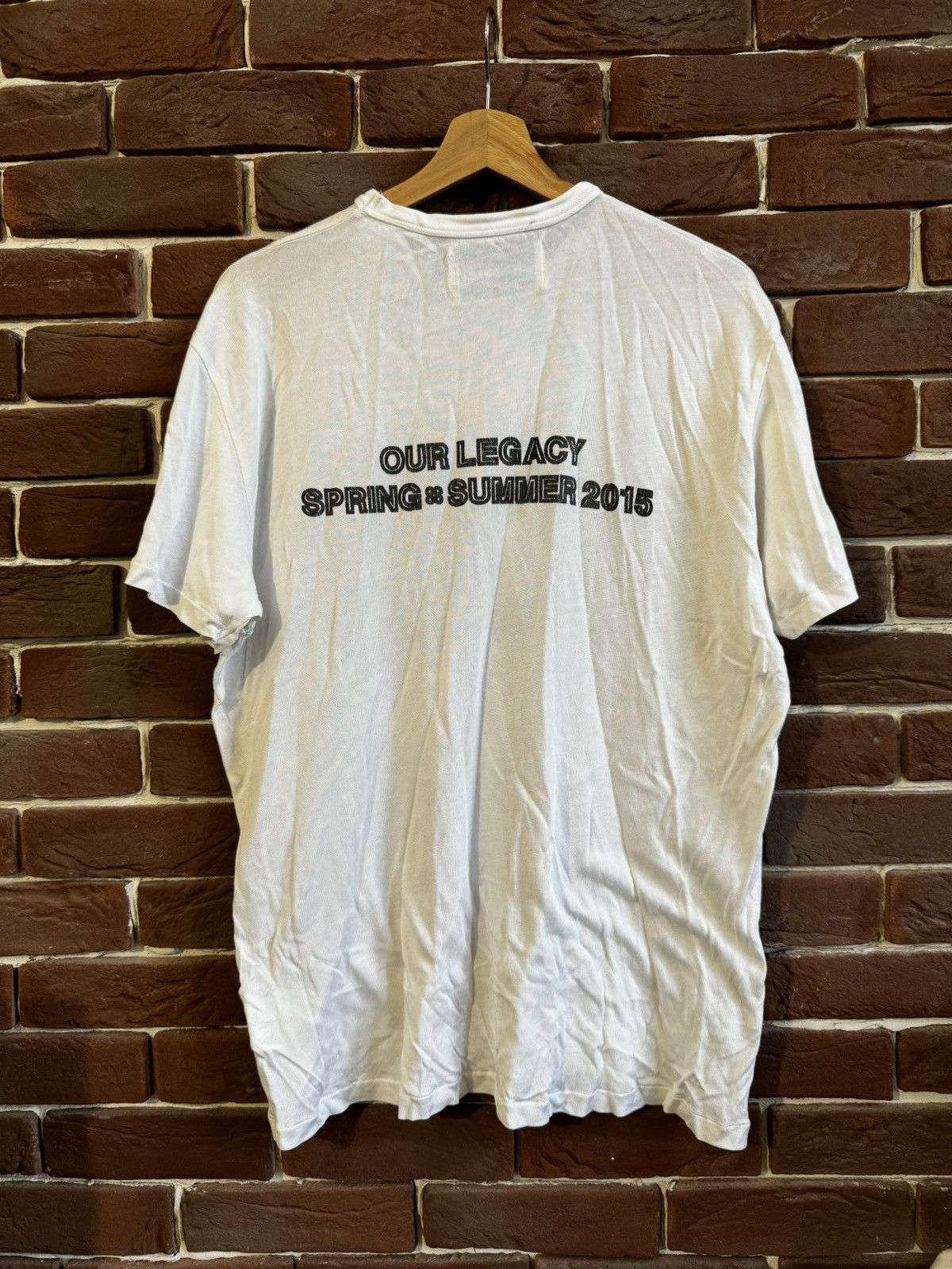Our Legacy Our Legacy SS15 Metal White Ignition Rare XL White tee Hype Size US XL / EU 56 / 4 - 2 Thumbnail
