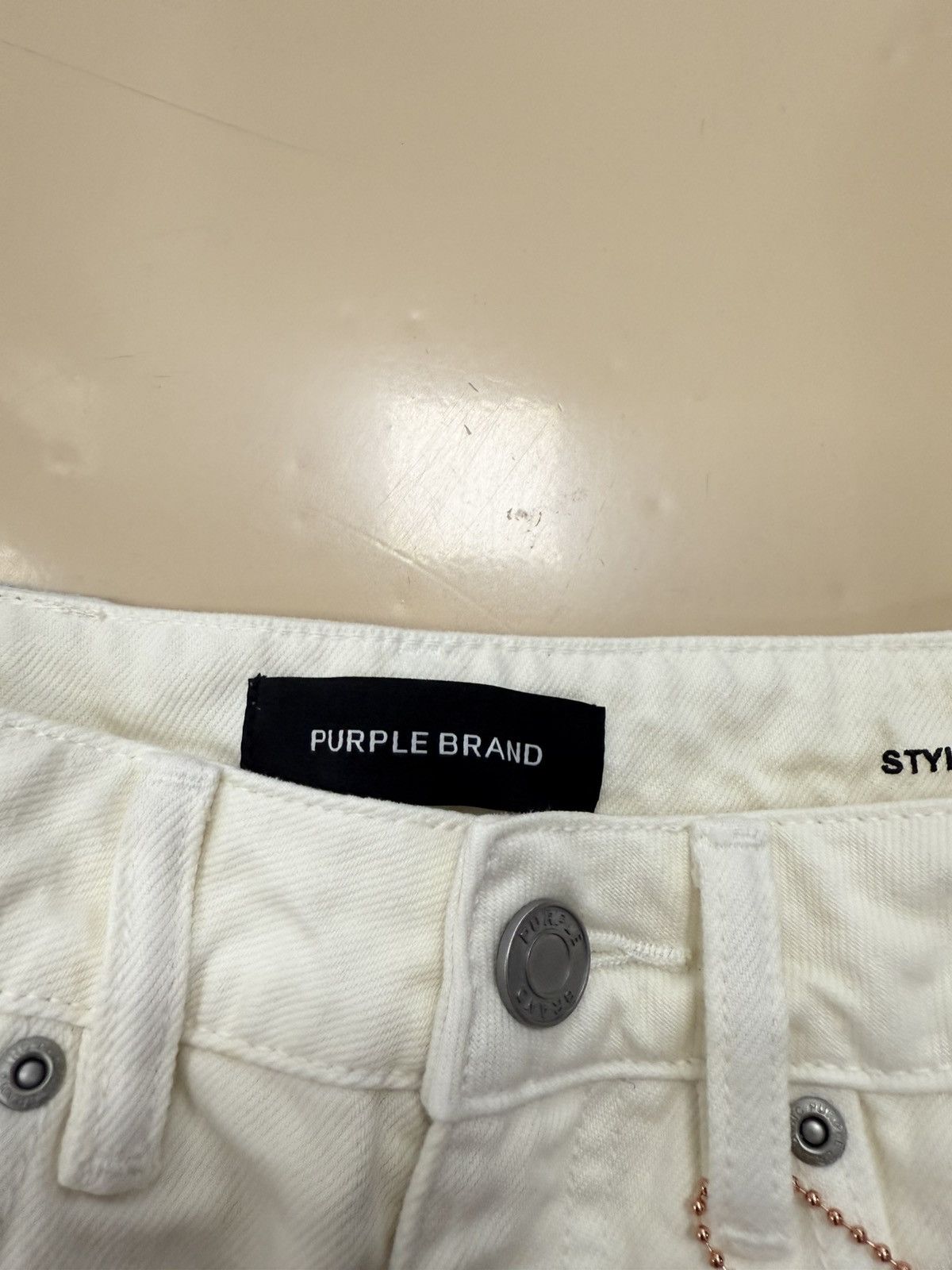 Other Purple Brand Wide Pearl Jeans Size 26" / US 2 / IT 38 - 4 Thumbnail