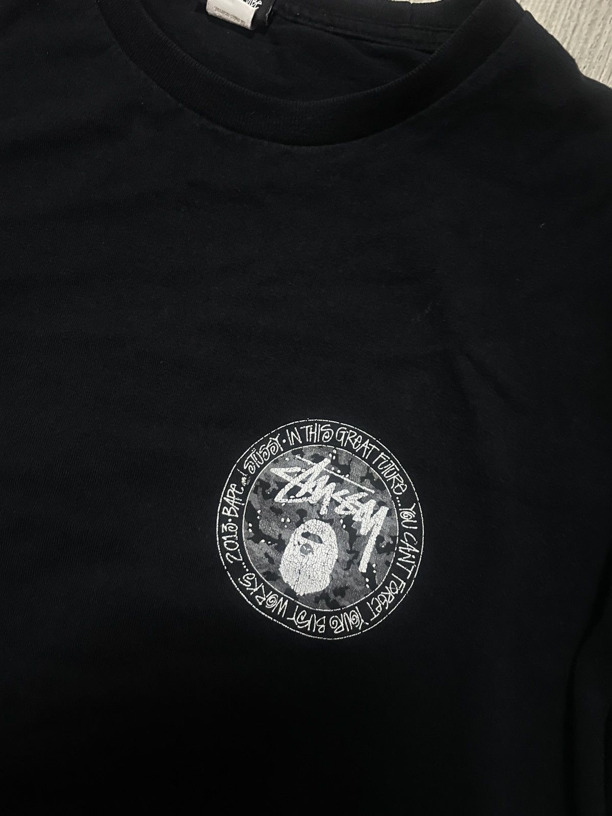 Bape Bape x Stussy Collab Tee F/W 2013 Size US S / EU 44-46 / 1 - 2 Thumbnail
