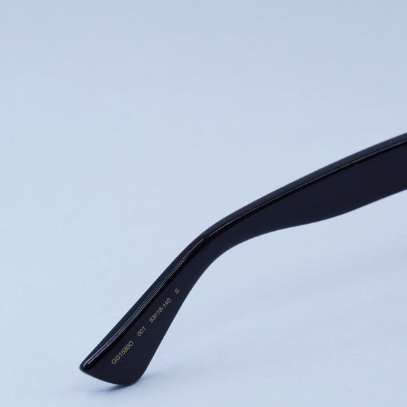 Gucci 🕶️ New Gucci GG1580O 001 Eyeglasses - Shiny Black Frame Size ONE SIZE - 7 Thumbnail