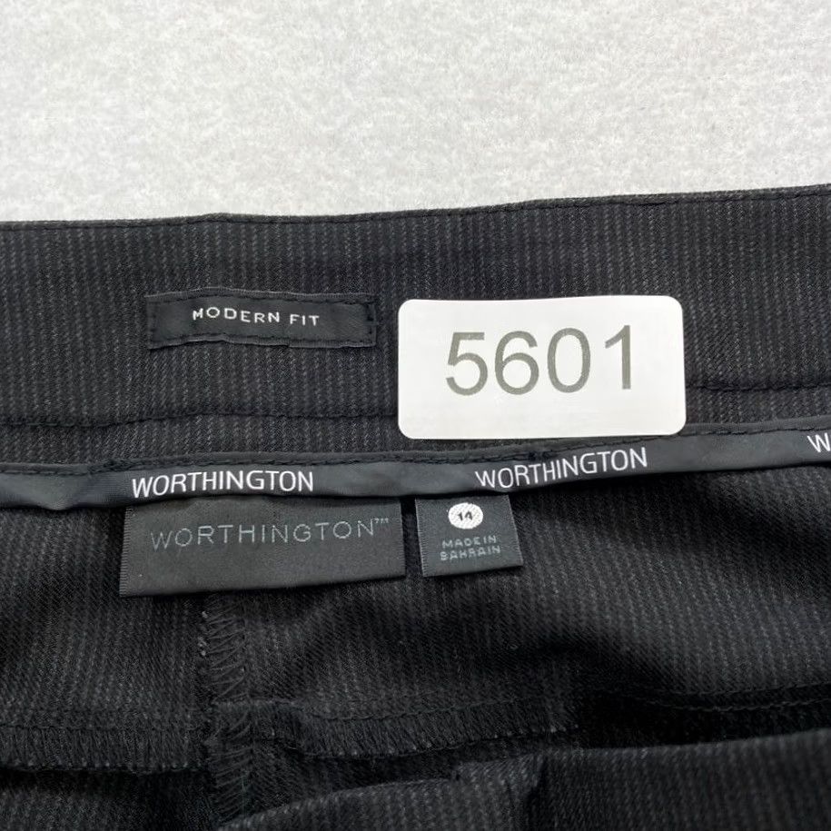 Worthington Worthington Women's 14 Black Stretch Dress Pants Bootcut NWT Modern Fit Adult Regular Size 14 Inseam 33 in Pants Size 36" / US 14 / IT 50 - 4 Thumbnail