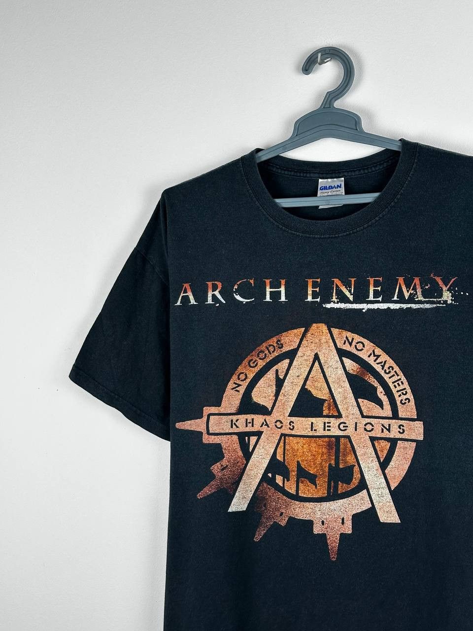 Band Tees × Vintage Vintage Arch Enemy The Root Of All Evil Faded T shirt anvil Size US XL / EU 56 / 4 - 3 Thumbnail