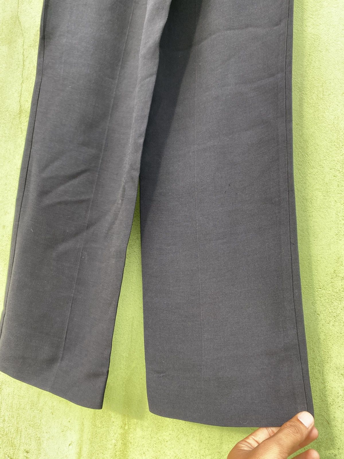 Jean Paul Gaultier Jean Paul Gaultier Classique Black High-Waist Wide-Leg Pants Size 25" / US 0 / IT 36 - 10 Thumbnail