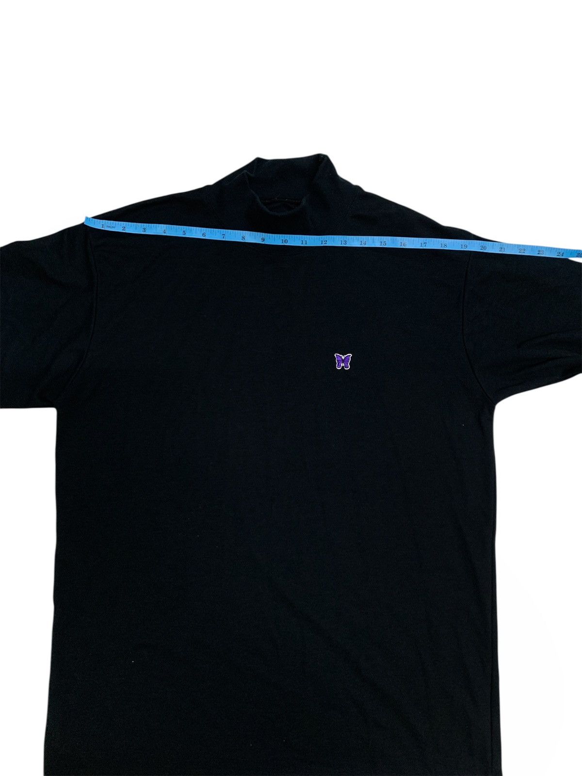 Needles Needles Mock Neck T-shirt poly jersey black Size US M / EU 48-50 / 2 - 7 Thumbnail