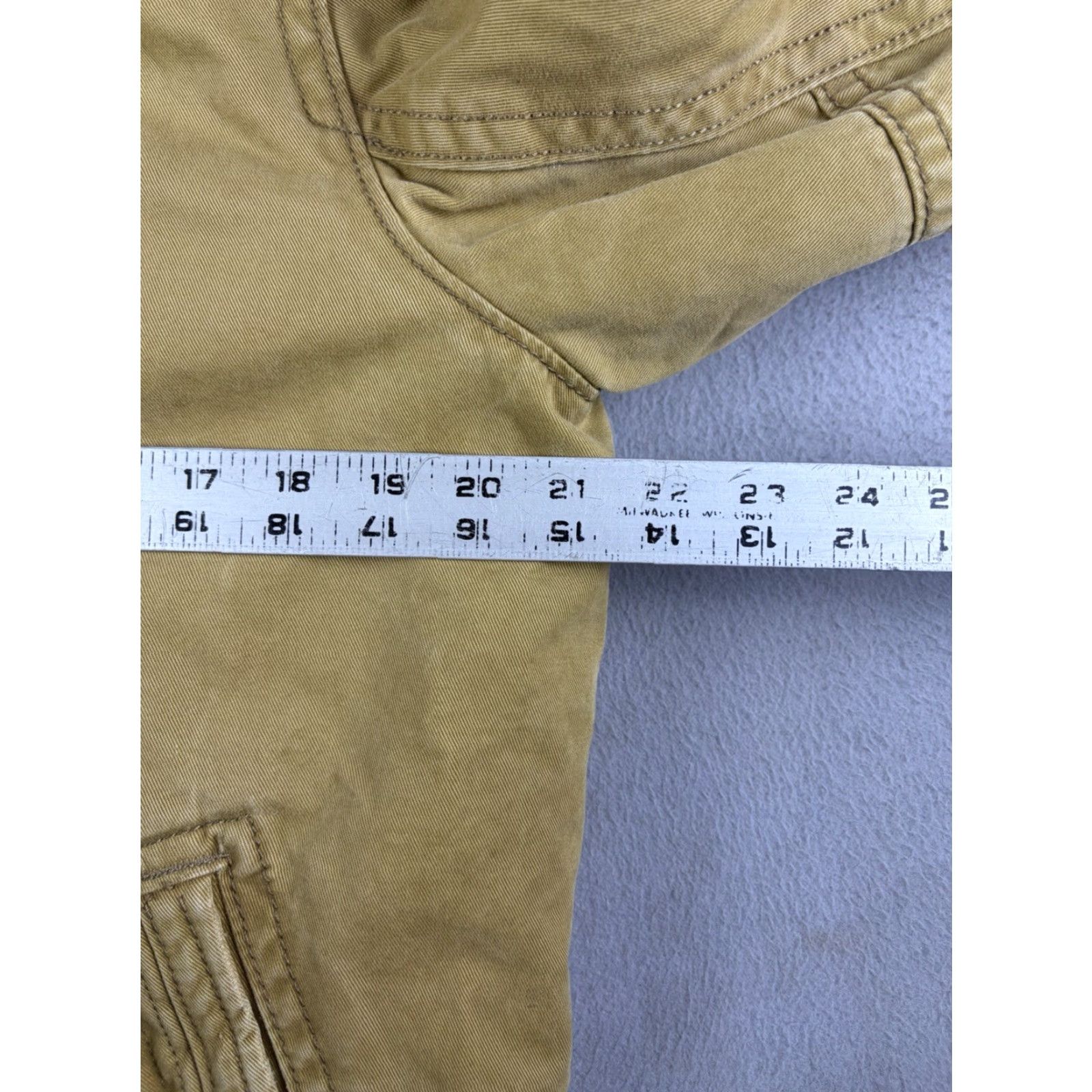 Abercrombie & Fitch Abercrombie & Fitch Jacket Mens Small Brown Canvas Faux Fur Lined Adirondack Bomber Jacket Size US S / EU 44-46 / 1 - 6 Thumbnail
