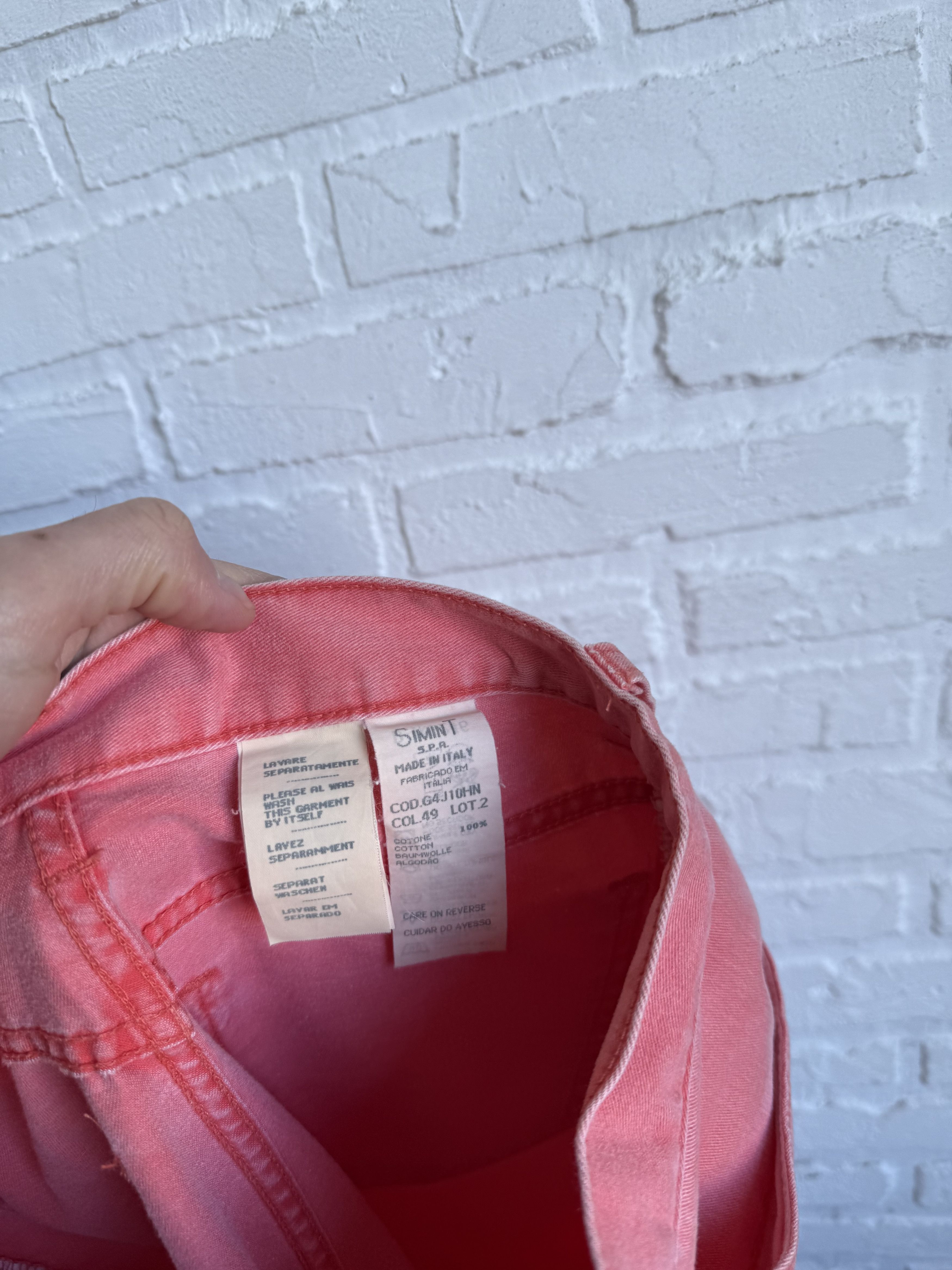 Giorgio Armani Archive 80s Giorgio Armani Junior GA Eagle pink denim jeans Size US 28 / EU 44 - 5 Thumbnail