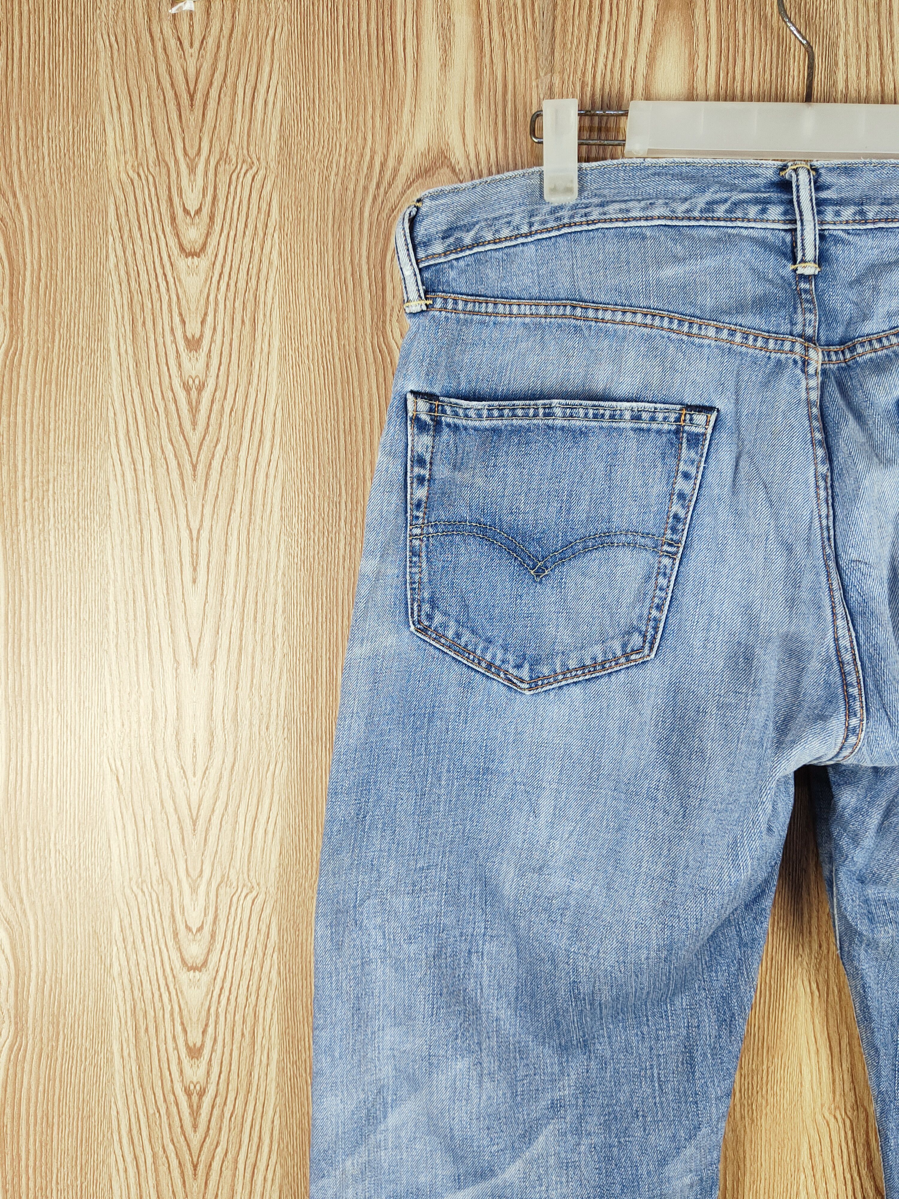 Levi's Levi's Blue Faded Distressed Ripped Jeans #S2714 Size US 35 - 9 Thumbnail