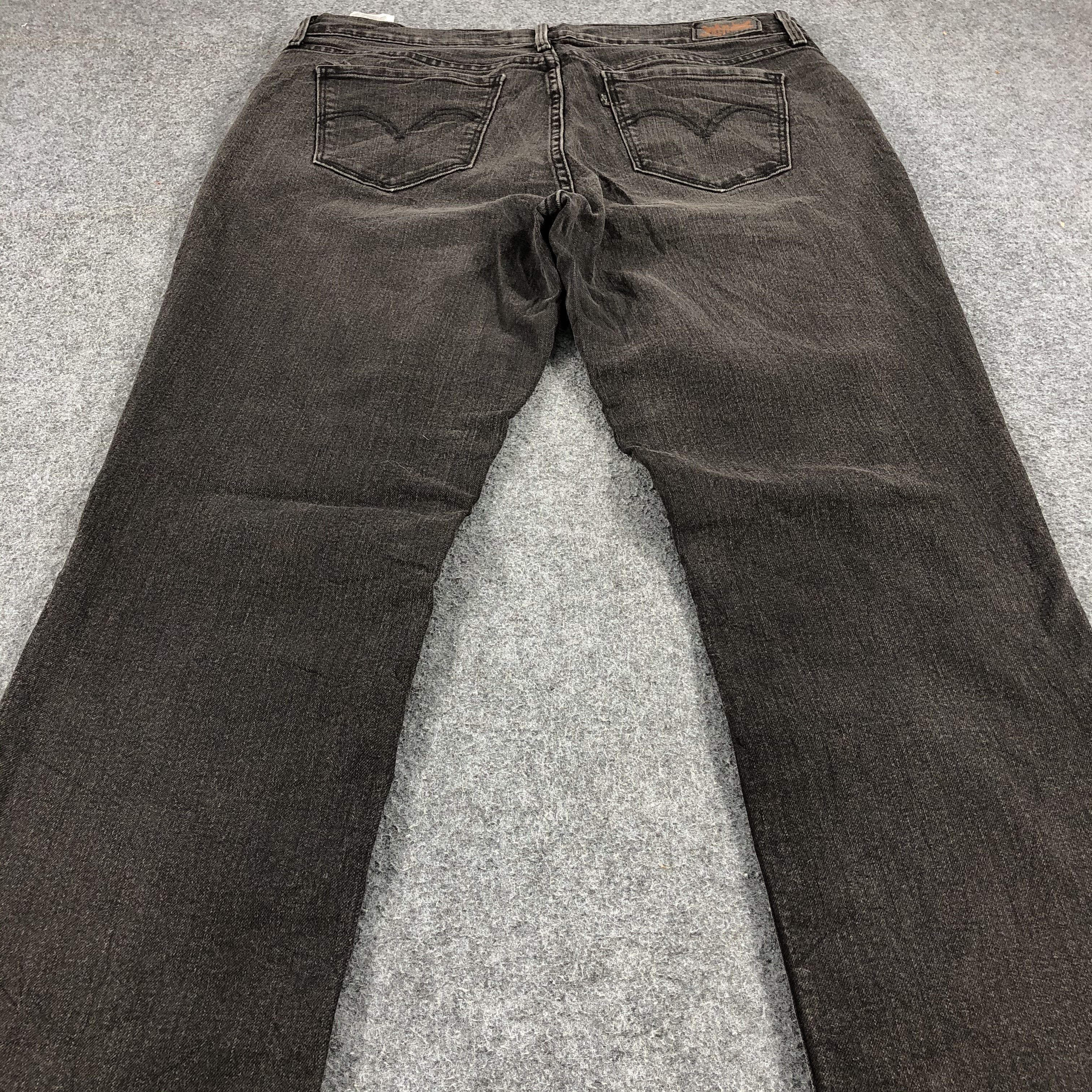 Levi's Faded Black Levis 505 Jeans Vintage Straight Denim-J1101 Size US 33 - 4 Thumbnail