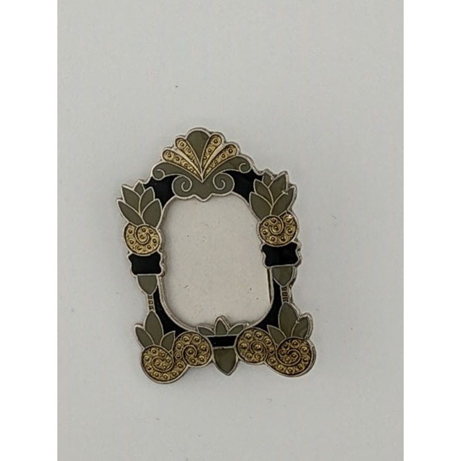 Other Vintage Floral Enamel Picture Frame Brooch Size ONE SIZE - 4 Thumbnail