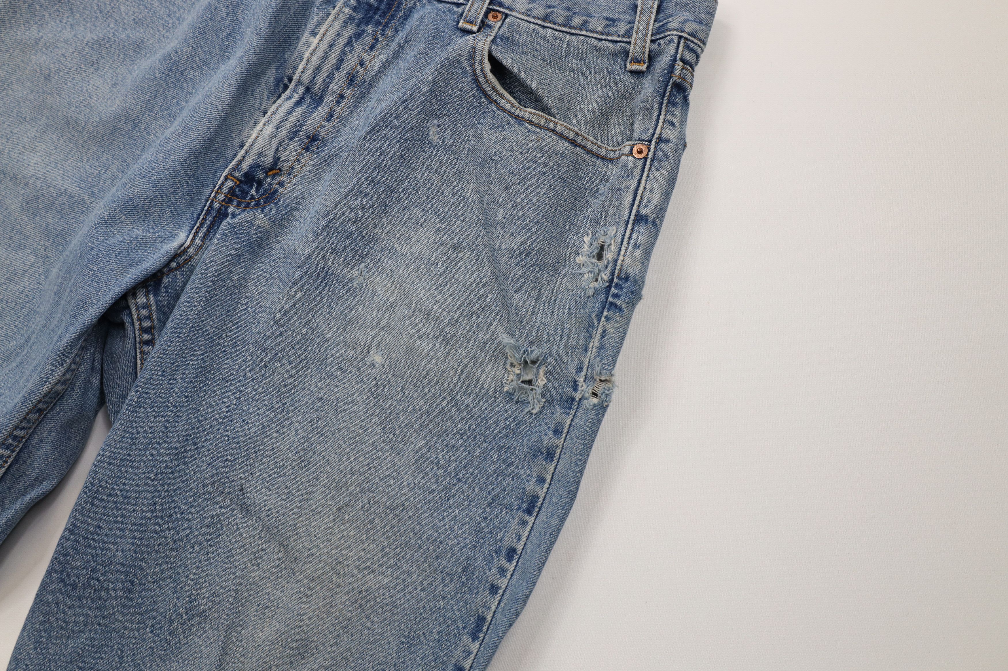 Levi's Vintage Y2K 2002 Levis 550 Relaxed Fit Denim Jeans Blue Size US 36 / EU 52 - 8 Thumbnail