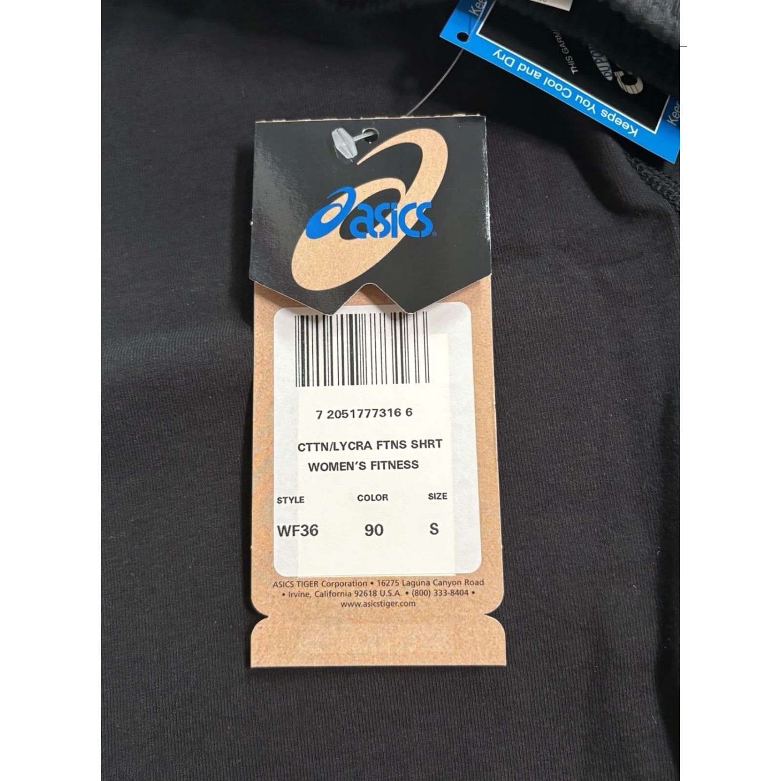 Asics VINTAGE ASICS Volleyball Shorts Womens S USA Made NOS NWT 00s Black White Screen Printed Logo Athletic Activewear Size 28" / US 6 / IT 42 - 2 Thumbnail
