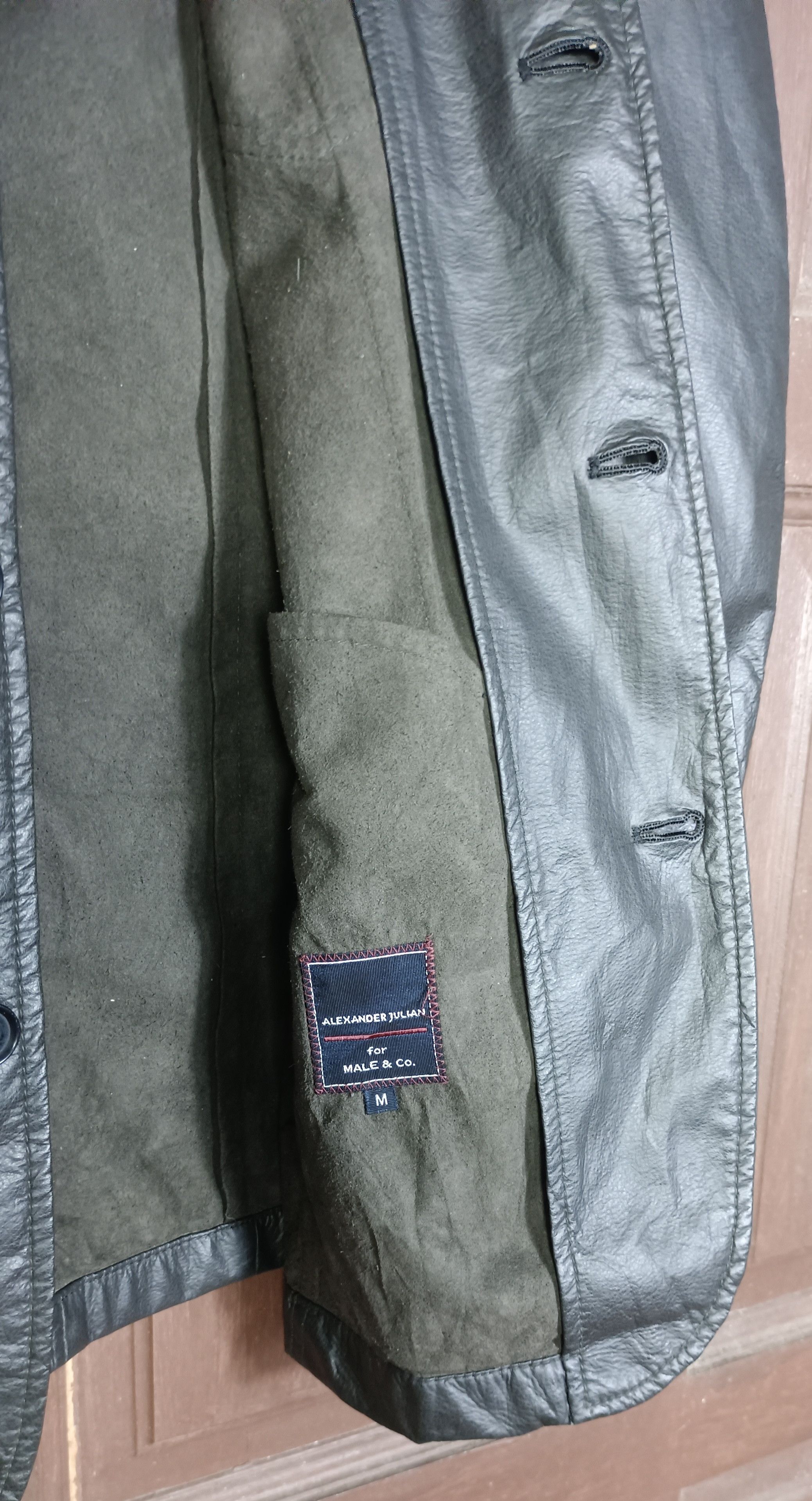 Alexander Julian Vintage🔥 ALEXANDER JULIAN Faux Leather Jacket Size US M / EU 48-50 / 2 - 9 Thumbnail