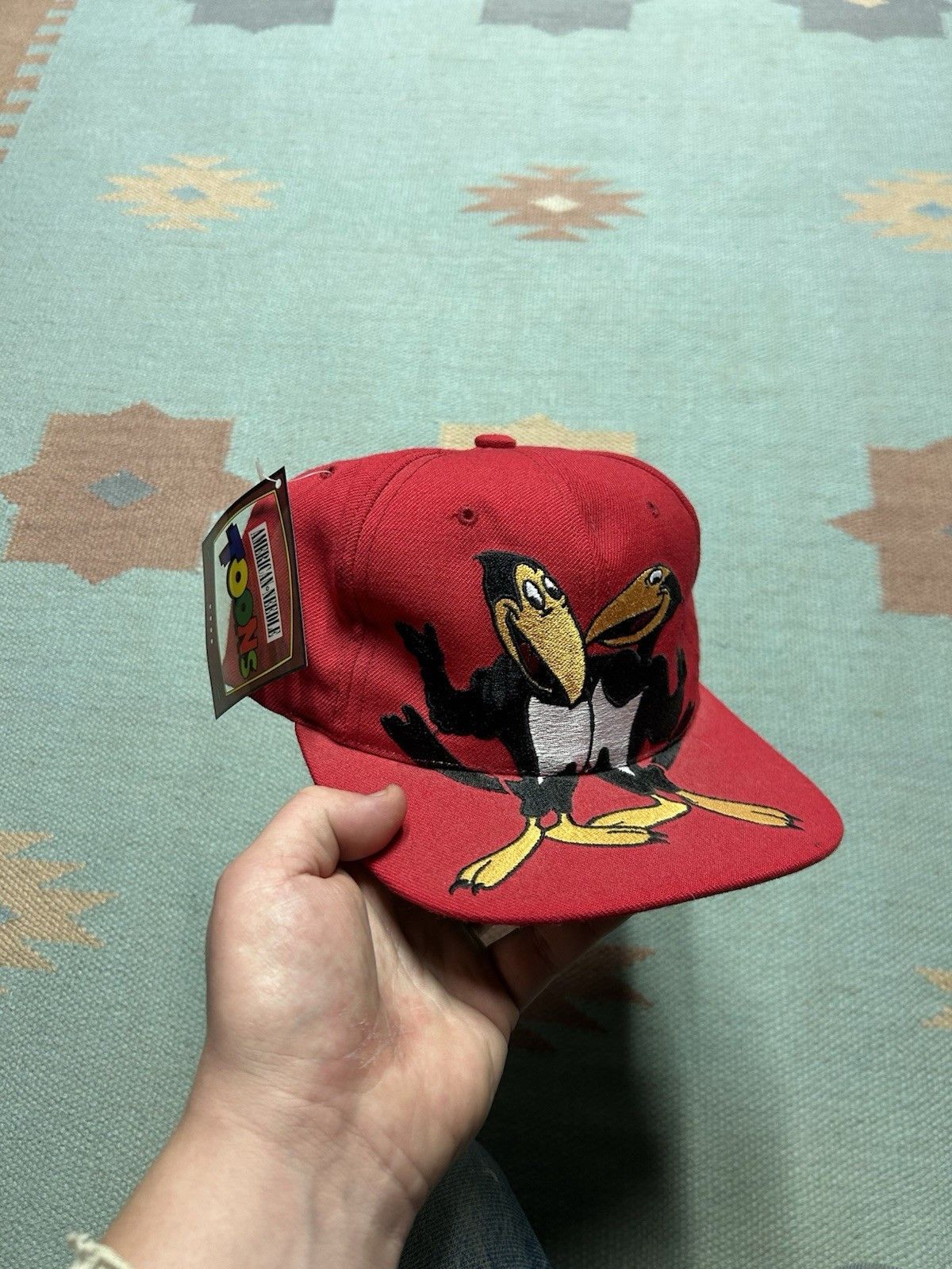 Vintage Vtg snapback hat American needle blockhead heckle jeckle NWT Size ONE SIZE - 1 Thumbnail