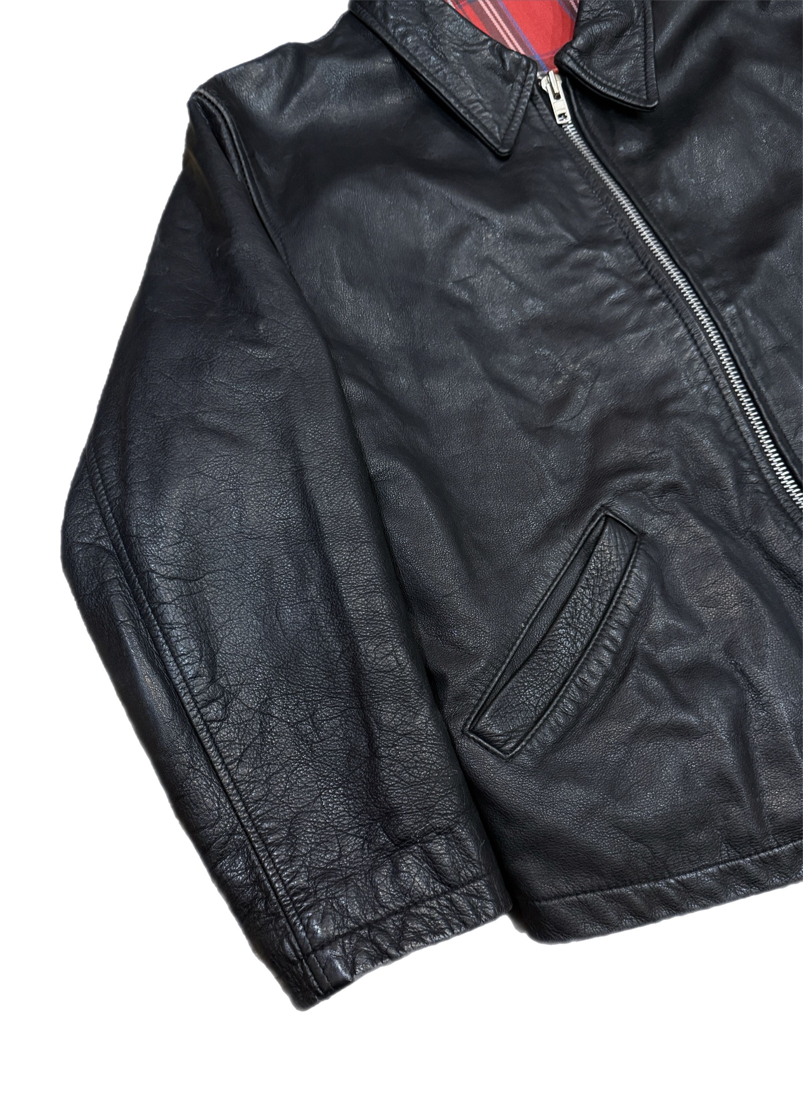 Vintage Rare Vintage Style 60s Leather Rider Jacket Size US M / EU 48-50 / 2 - 3 Thumbnail