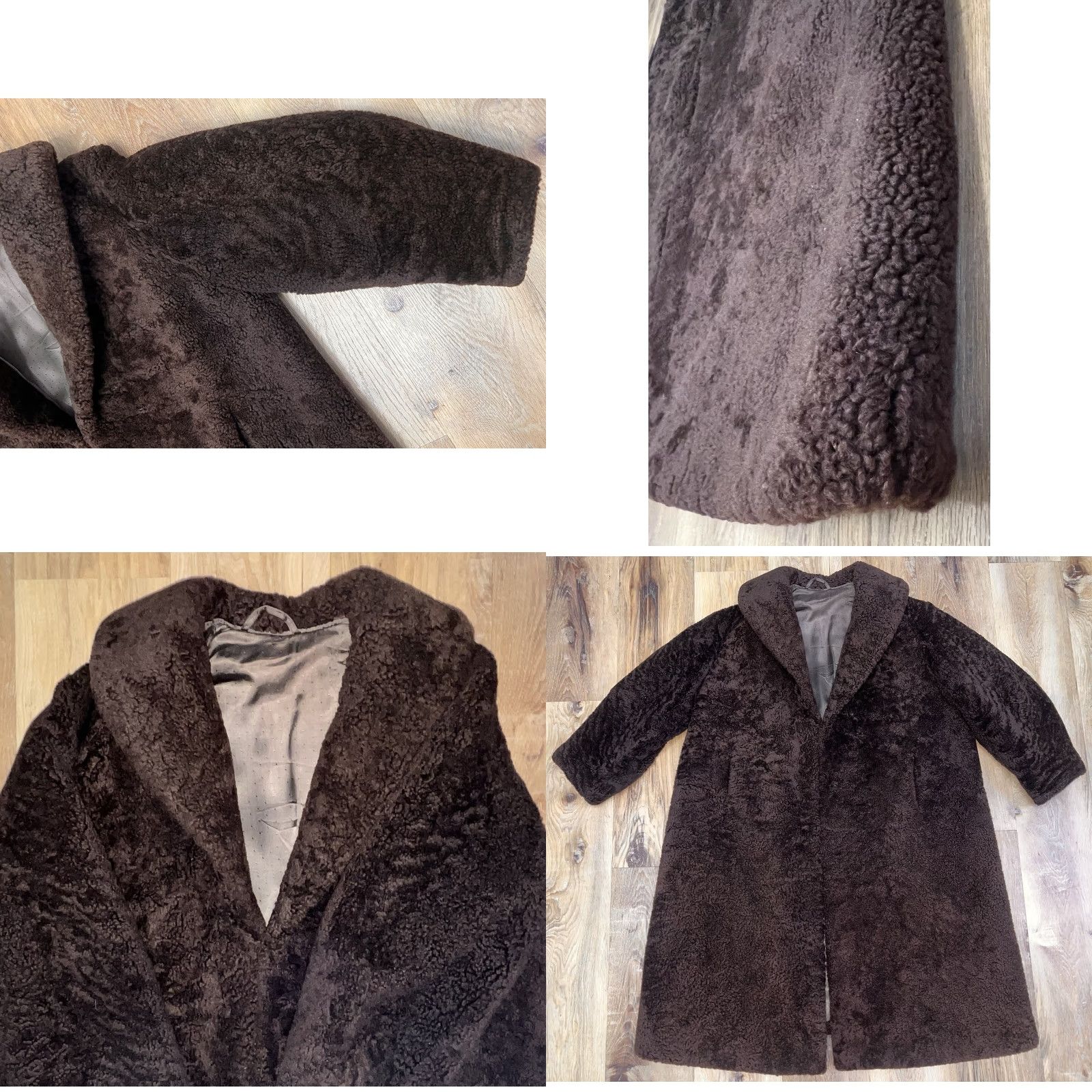 Vintage Stunning Heavy Pure Shearling Coat Women’s S / M Sheepskin Coat Brown Unbranded Size S / US 4 / IT 40 - 8 Thumbnail