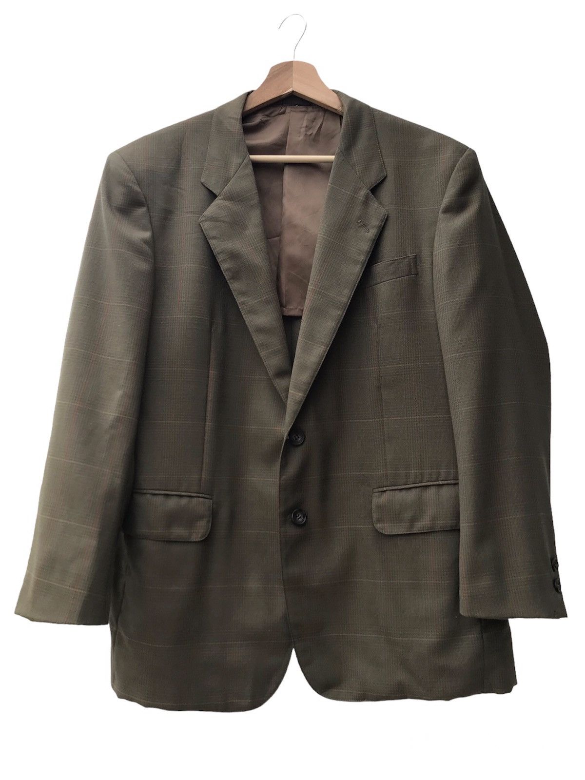 Hardy Amies × Vintage Vintage Hardy Amies Plaid Wool Blazer Size US S / EU 44-46 / 1 - 1 Thumbnail