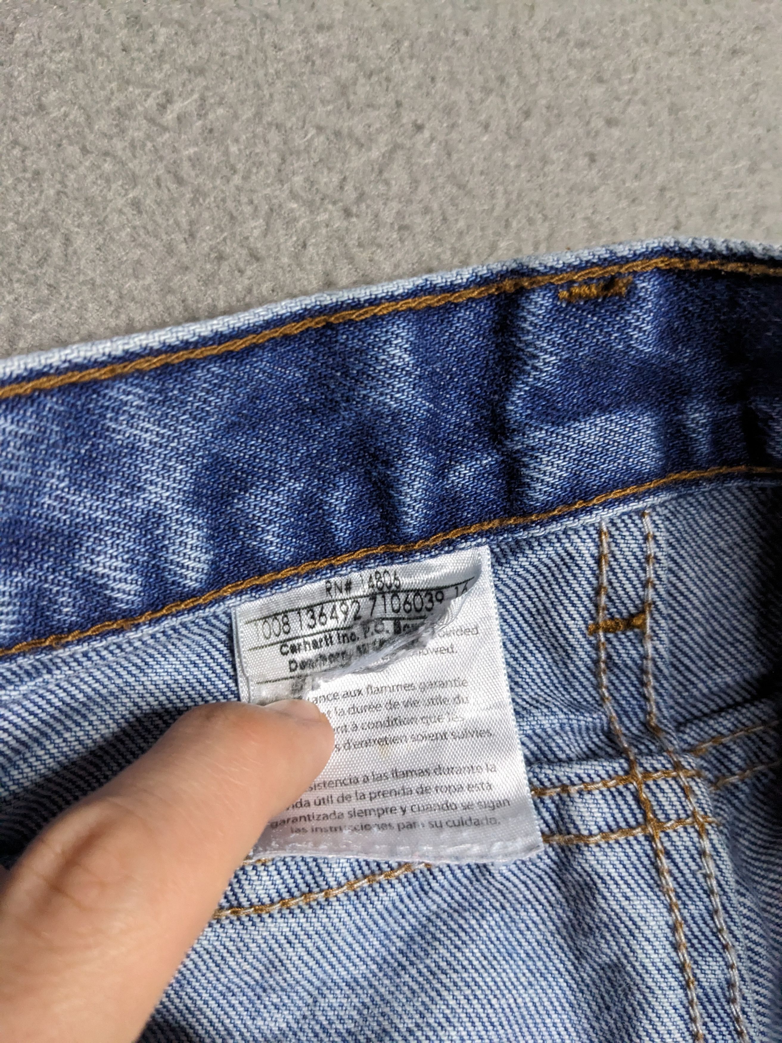 Carhartt Carhartt FR Flame Resistant Jeans Mens 34x31 Baggy Denim Size US 34 / EU 50 - 14 Thumbnail