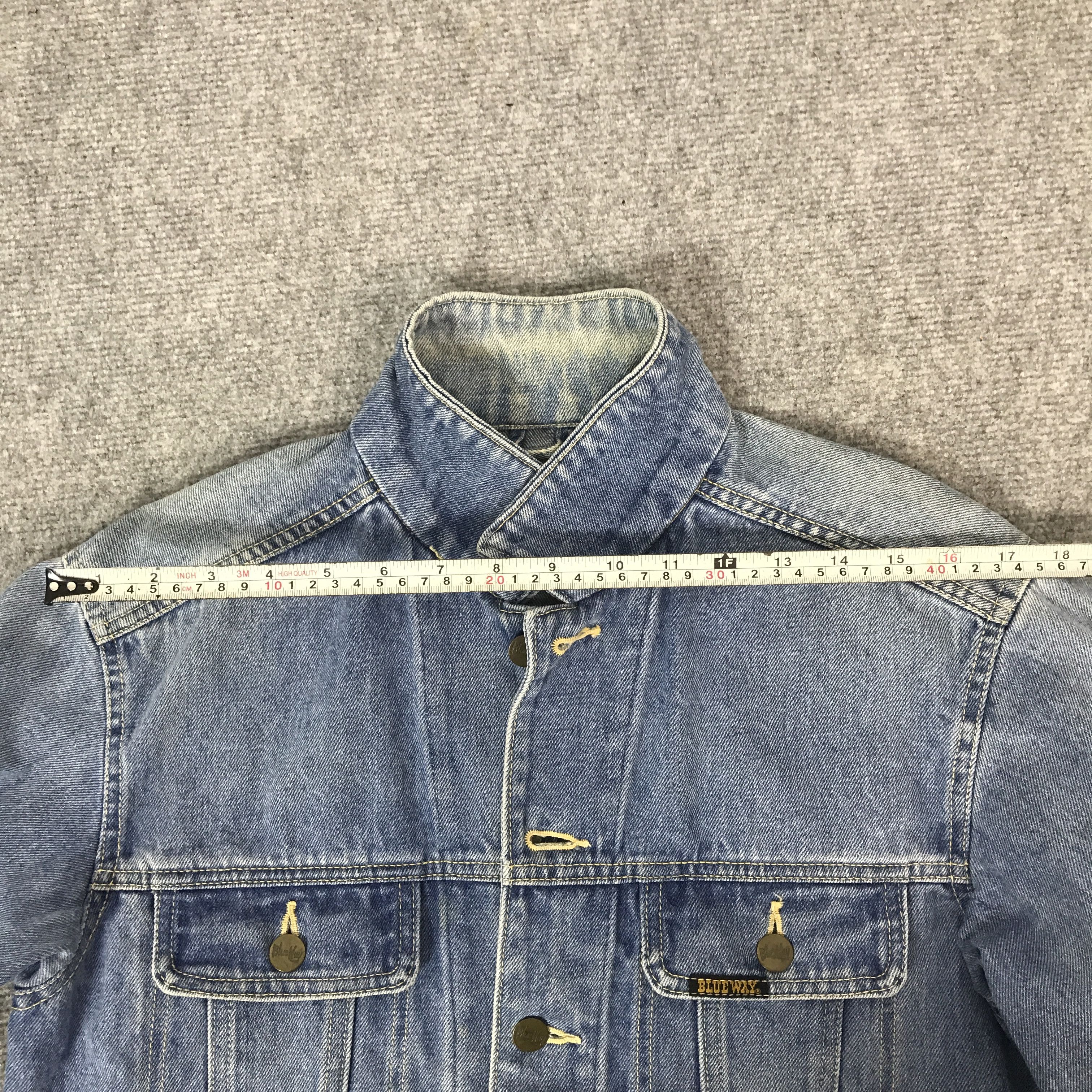 Japanese Brand vintage Blue Way Tracker denim jacket K63B11 Size US M / EU 48-50 / 2 - 5 Thumbnail