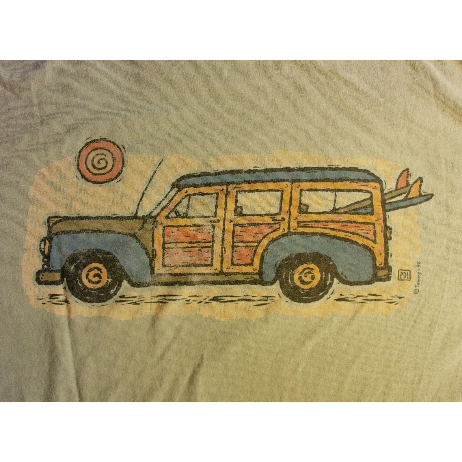 Vintage TOMMY'S LAVALLETTE Jersey Shore Shirt XL Ocean BEACH SURFING VTG 1998 t Men's Size US XL / EU 56 / 4 - 4 Thumbnail