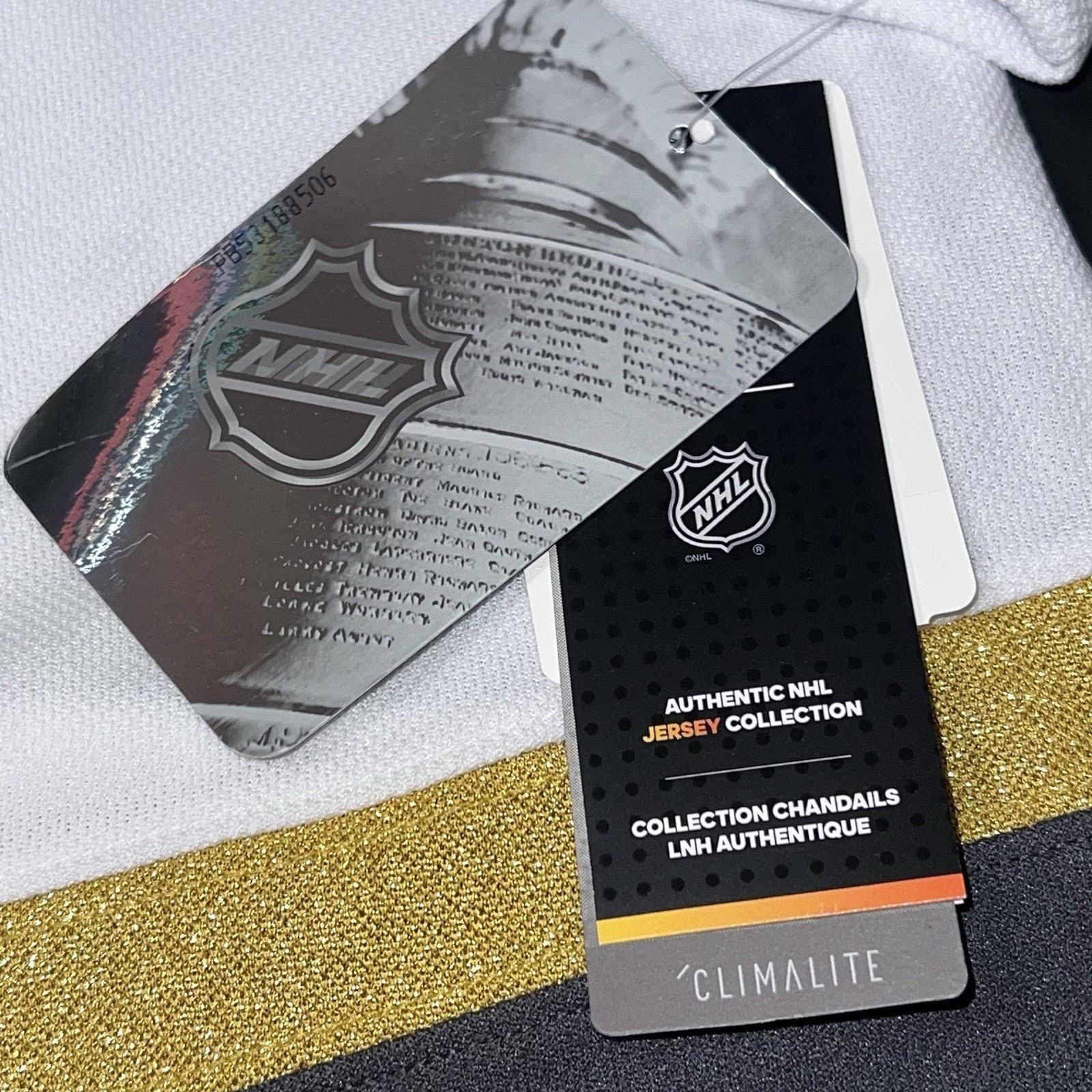 Adidas Adidas Men's 52 NHL Las Vegas Golden Knights Jersey CR4366 Size US XL / EU 56 / 4 - 10 Thumbnail