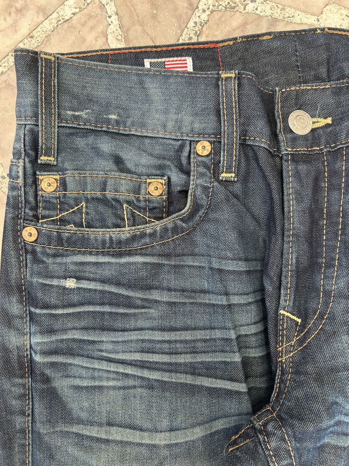 True Religion True Religion Logan Waist 34 Vintage Denim Size US 34 / EU 50 - 5 Thumbnail
