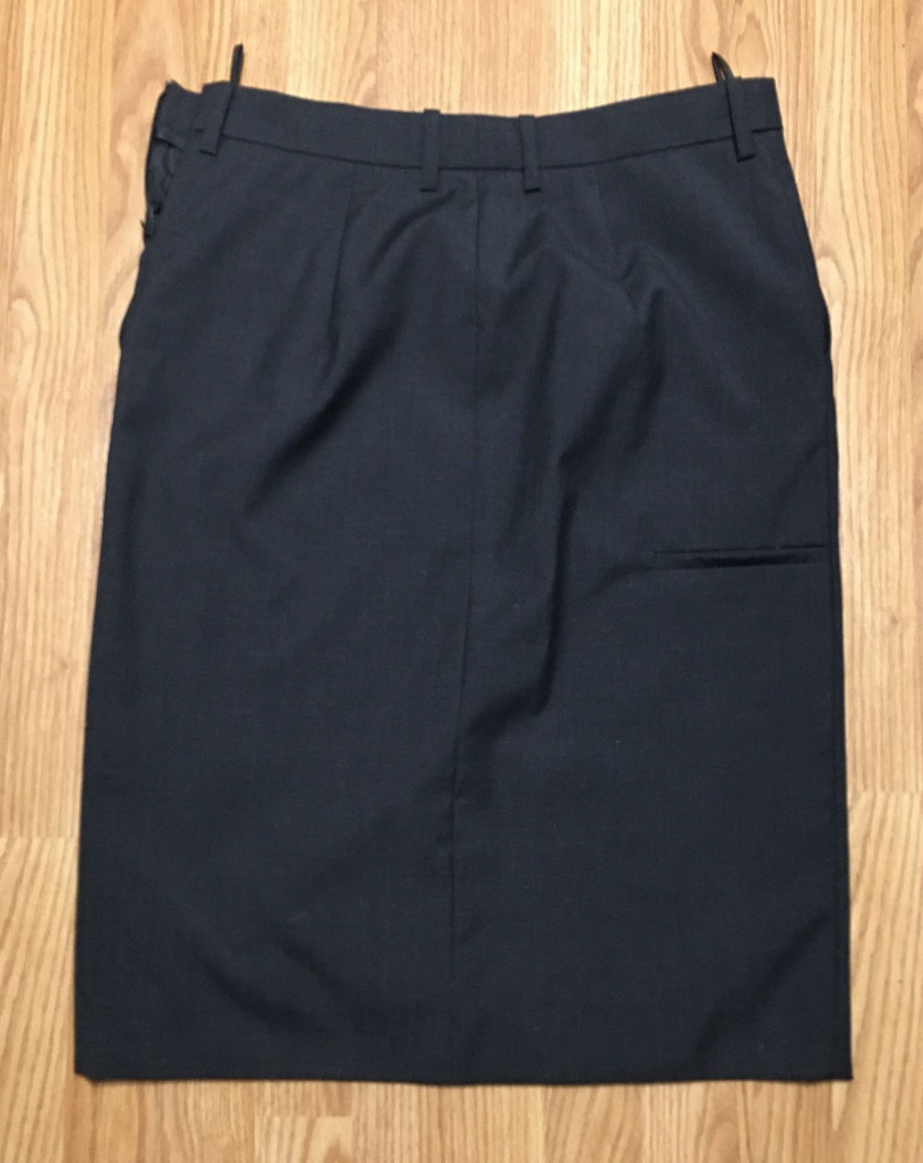 Prada PRADA Dark Grey Wool Pencil Skirt Size EU 44 Size 30" / US 8 / IT 44 - 15 Thumbnail