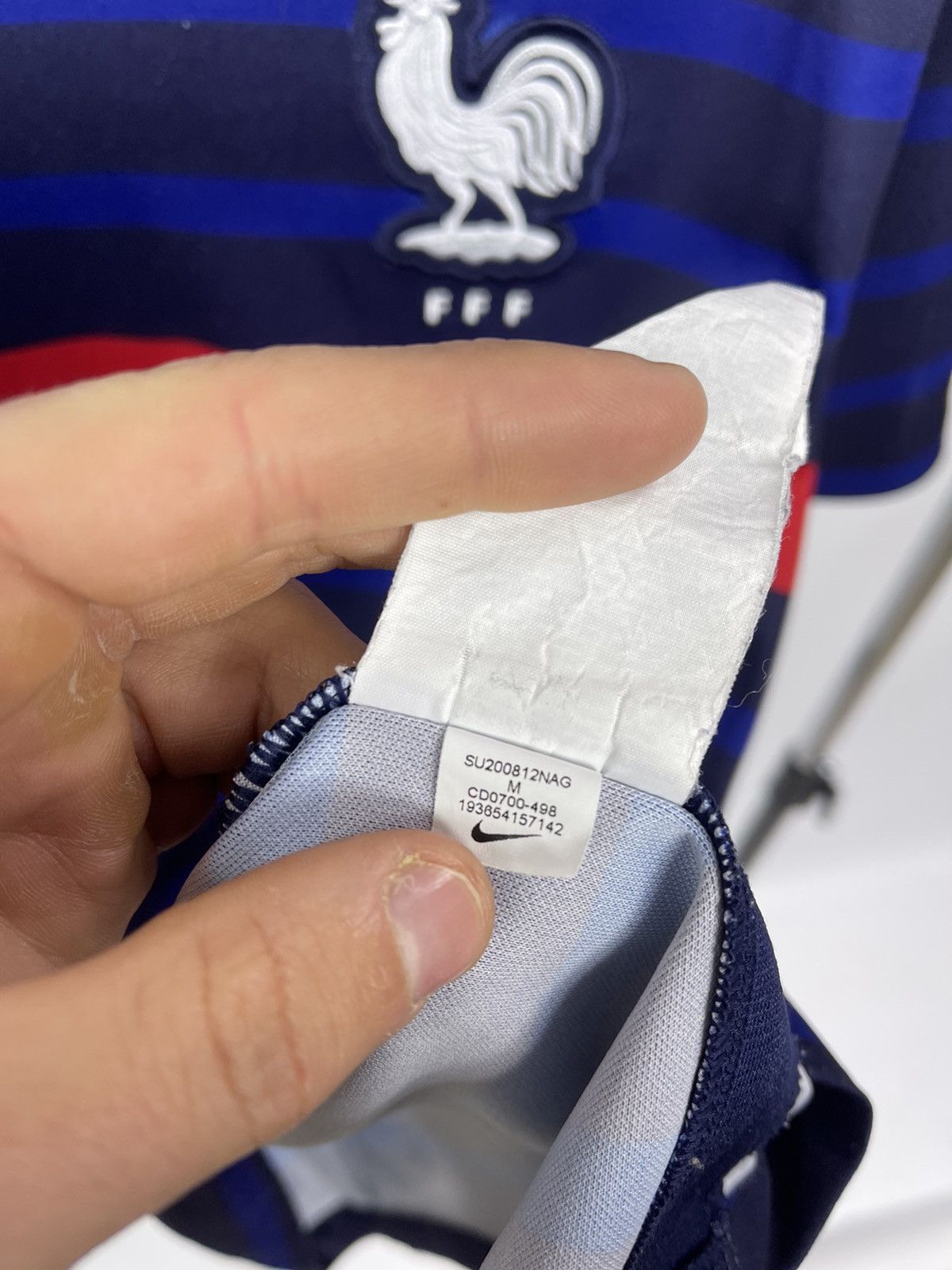 Nike France National Team Home Jersey Season 2020/2022 Size M Size US M / EU 48-50 / 2 - 5 Thumbnail