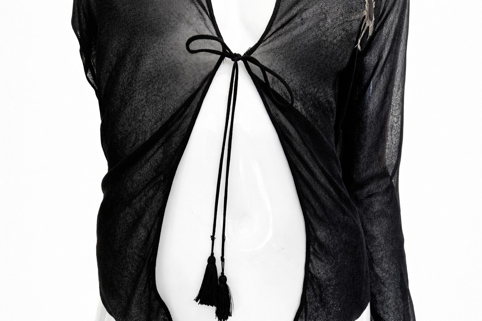 Jean Paul Gaultier Jean Paul Gaultier Hood Hoodie Logo Mesh Men Tassel Top Size US S / EU 44-46 / 1 - 6 Thumbnail