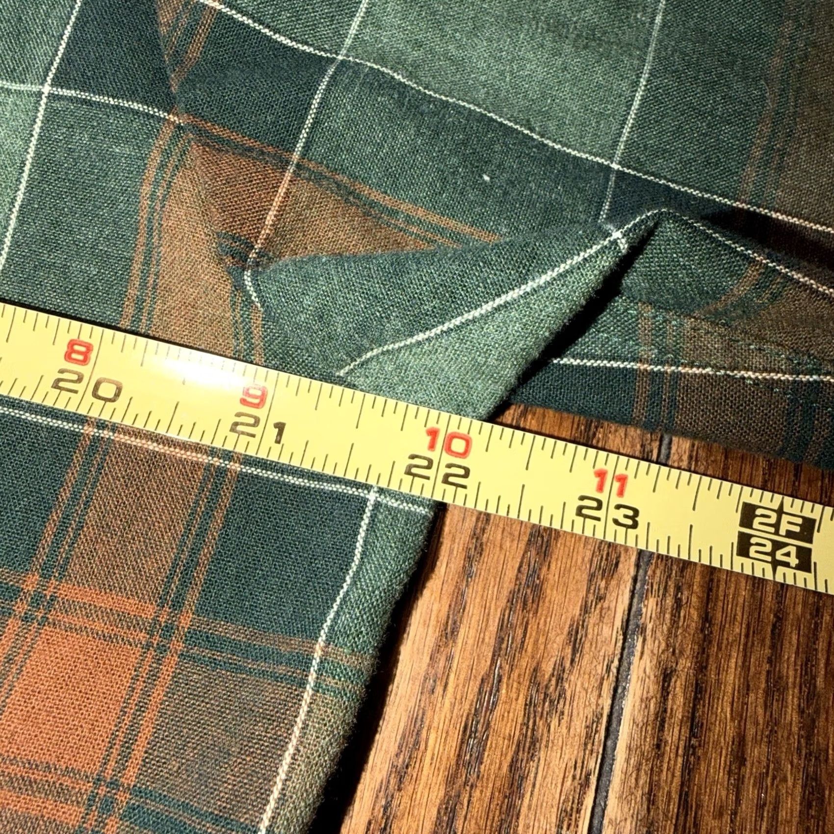 Brixton Brixton Lightweight Shirt Mens M Button-Up Green Plaid Pocket Shirt Size US M / EU 48-50 / 2 - 7 Thumbnail