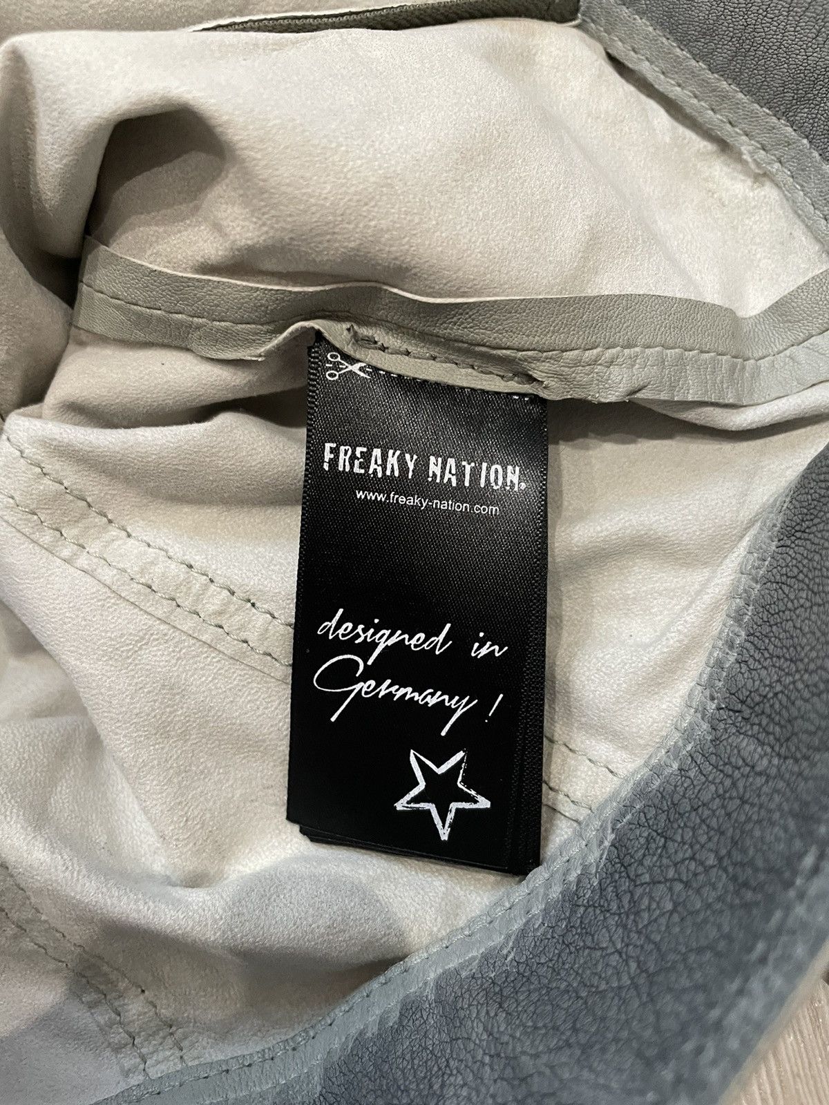 Designer × Japanese Brand Vintage Freaky Nations leather jacket woman's Size M / US 6-8 / IT 42-44 - 7 Thumbnail