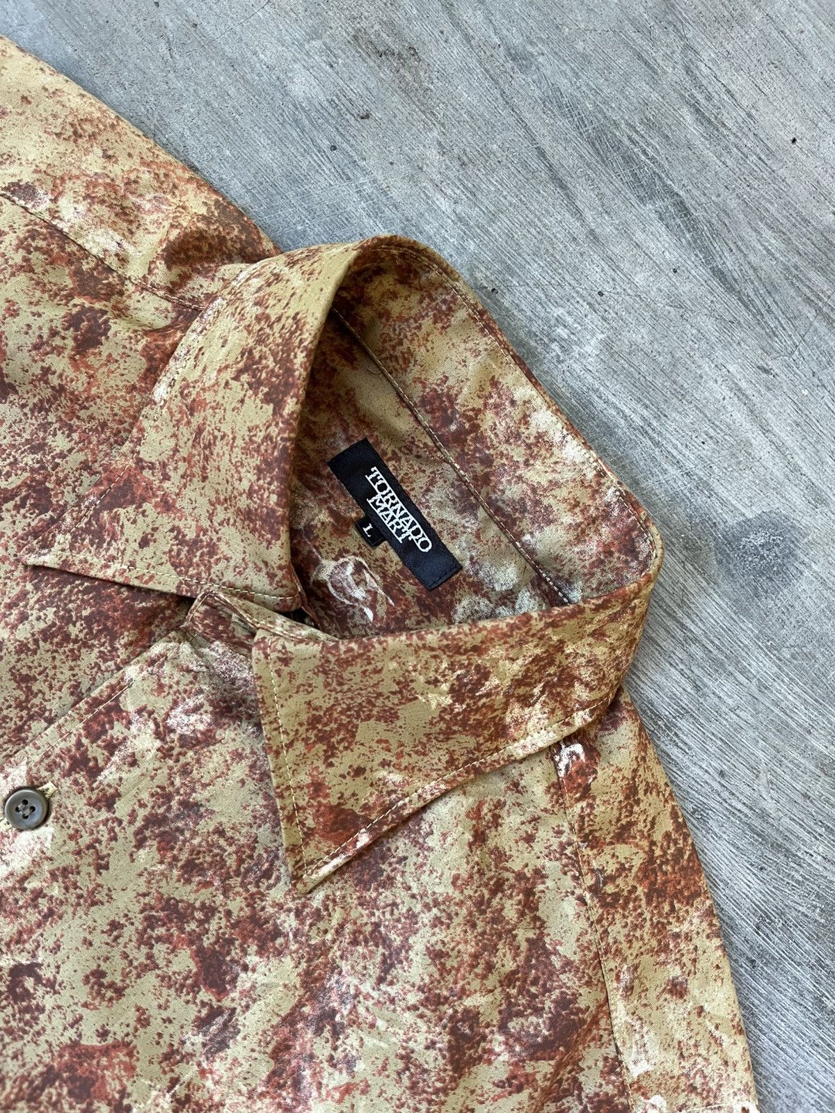 Japanese Brand × Tornado Mart Tornado Mart Japan Floral Abstract Side Tying Rope Size L / US 10 / IT 46 - 3 Thumbnail