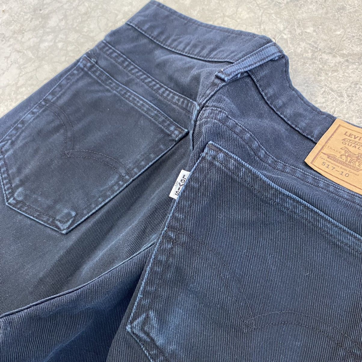 Levi's × Vintage Size 28x28.5 Vintage 1996 Levis 517 Black Flared Jeans Size US 28 / EU 44 - 19 Thumbnail