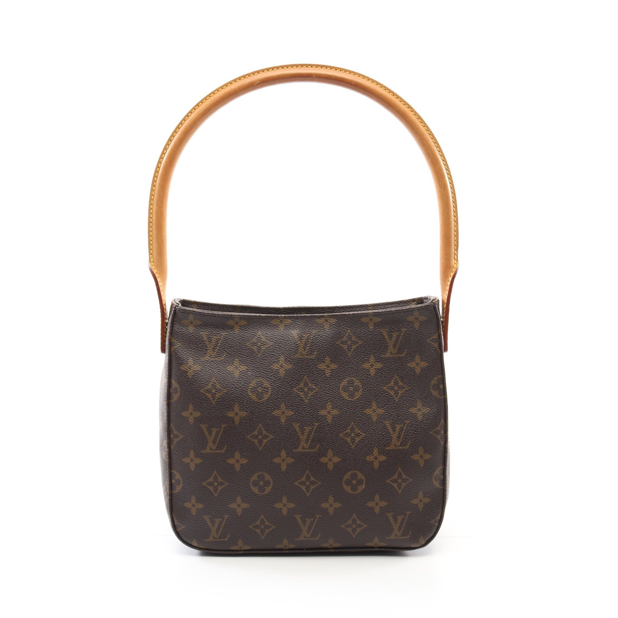 Louis Vuitton Louis Vuitton Looping Mm Monogram Shoulder Bag Leather Brown Size ONE SIZE - 1 Thumbnail