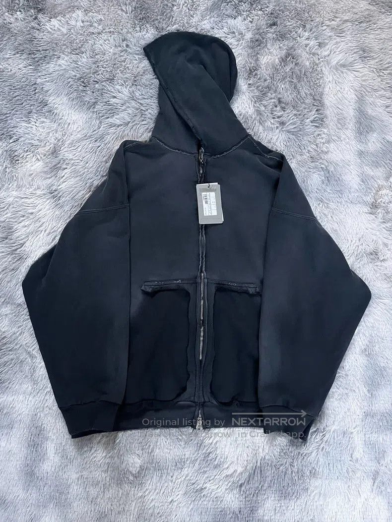 Balenciaga Balenciaga Logo Letter Decal Faded Hoodie Size US XXS / EU 40 - 1 Thumbnail