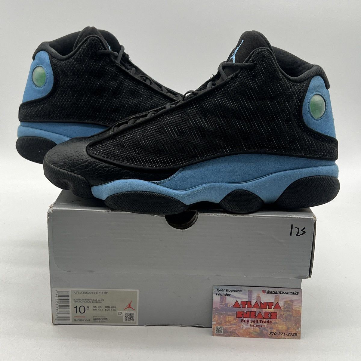 Jordan Brand Air Jordan 13 Black university blue Size US 10.5 / EU 43-44 - 1 Thumbnail