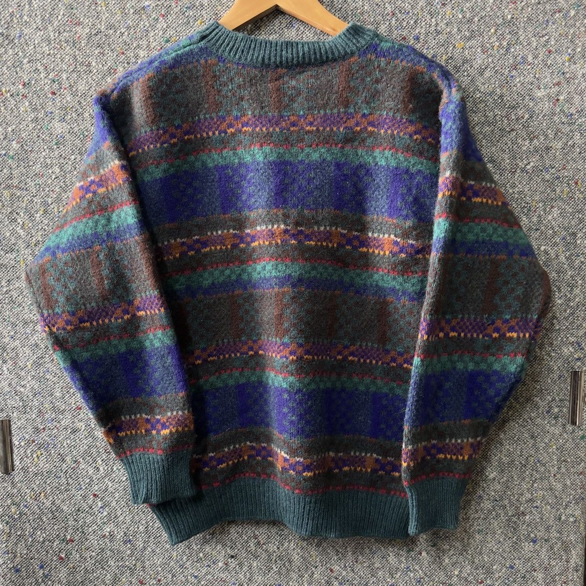 Benetton Vintage Benetton Made in Italy Shetland Wool Knit Size US M / EU 48-50 / 2 - 3 Thumbnail