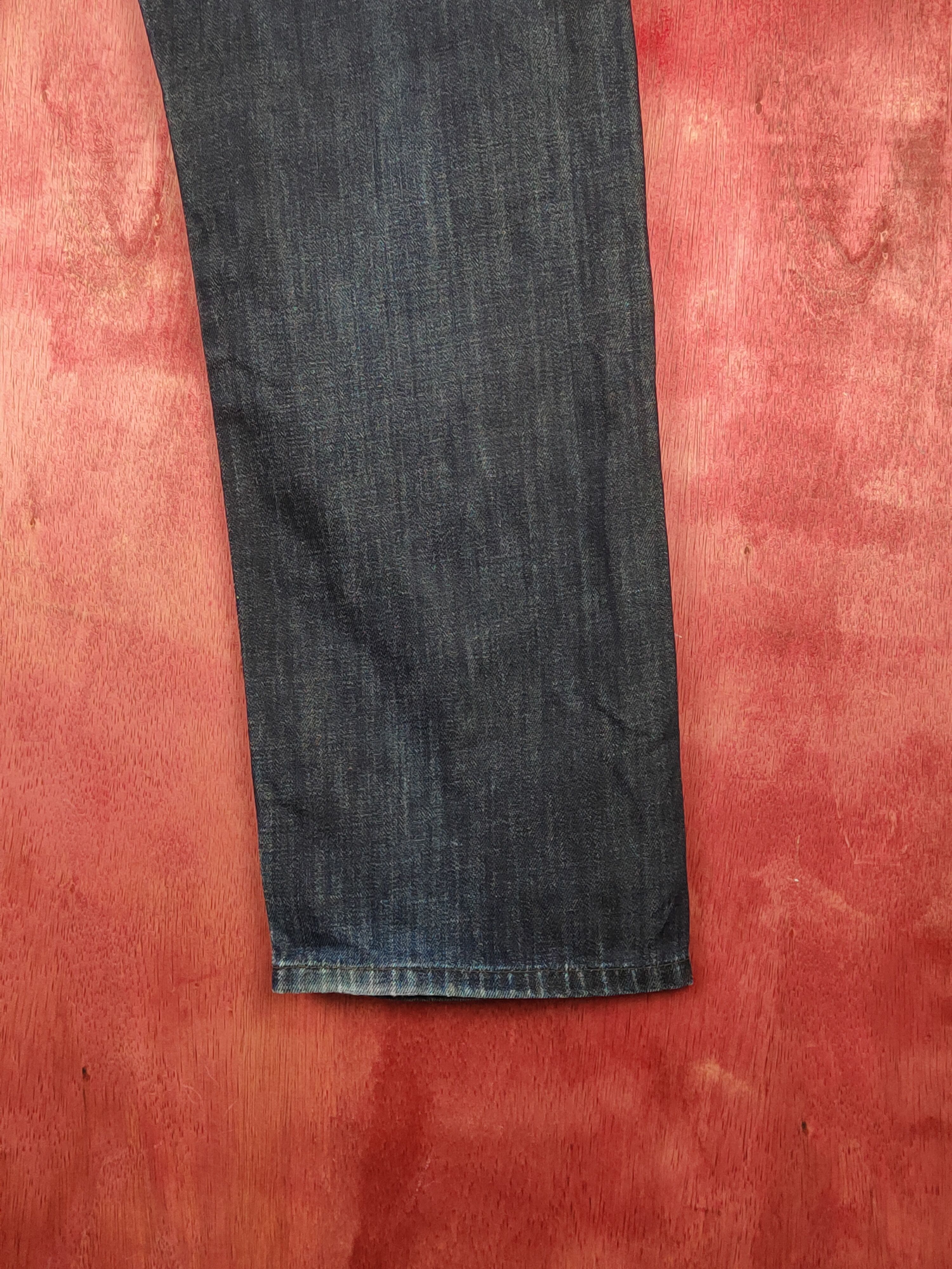 Armani Exchange Armani Exchange Dark Blue distressed jeans Denim #S1621 Size US 33 - 14 Thumbnail